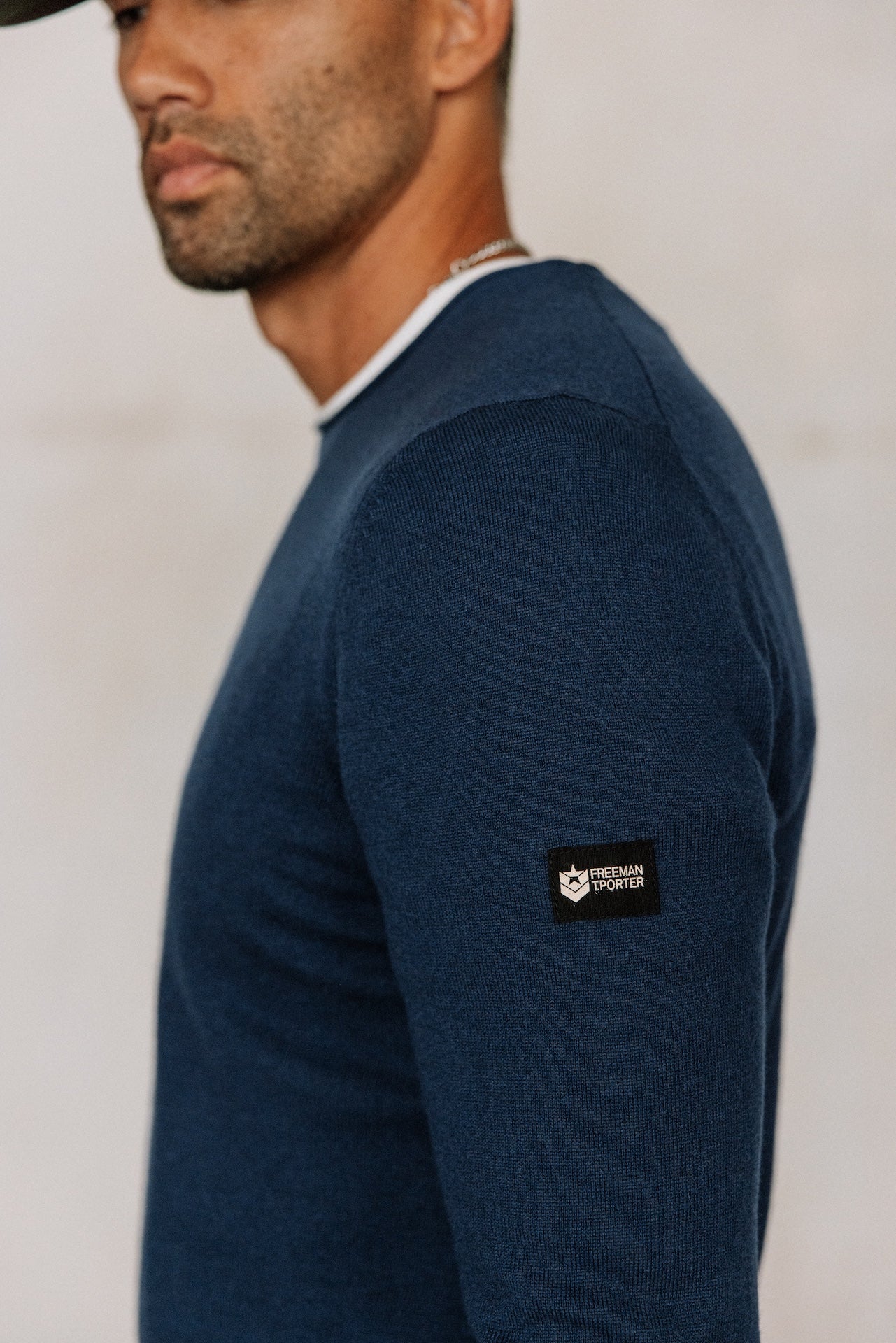 Pull col rond Hombres Sonny Macau blueprint | Freeman T. Porter