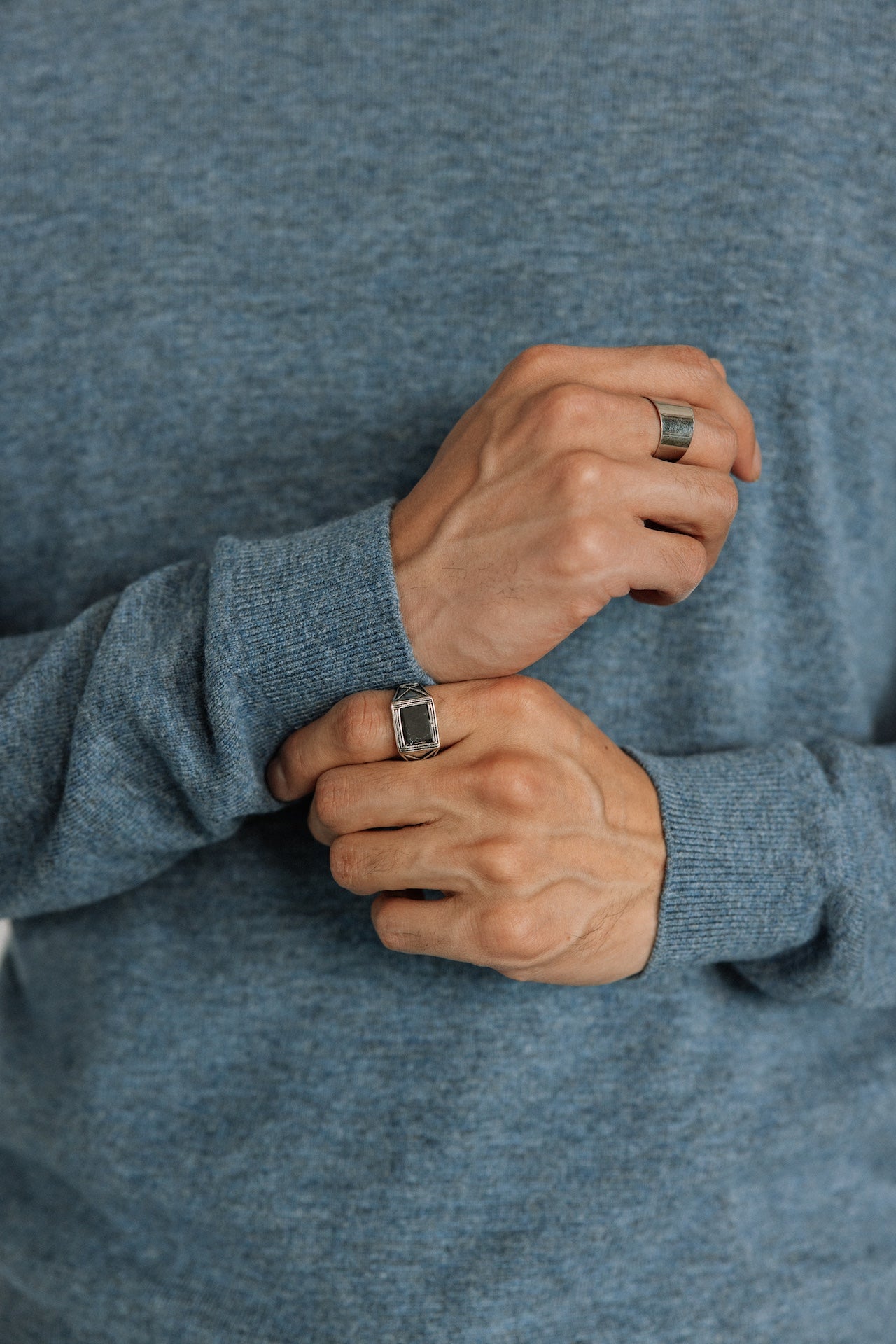 Pull col rond Hombres Sonny Macau indigo | Freeman T. Porter