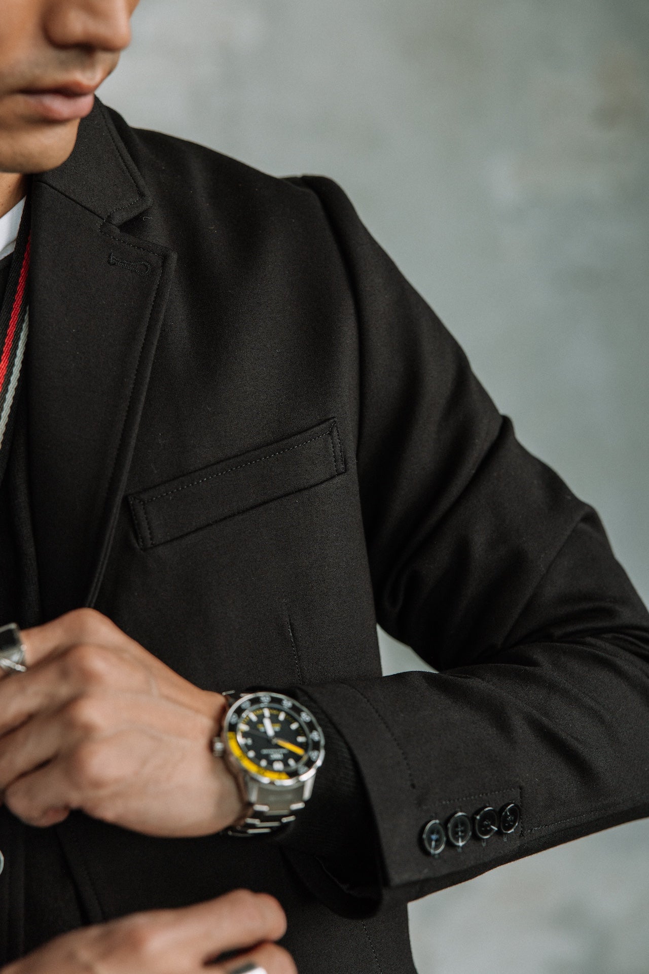 Blazer cintré Homme Tomass Comfy black | Freeman T. Porter