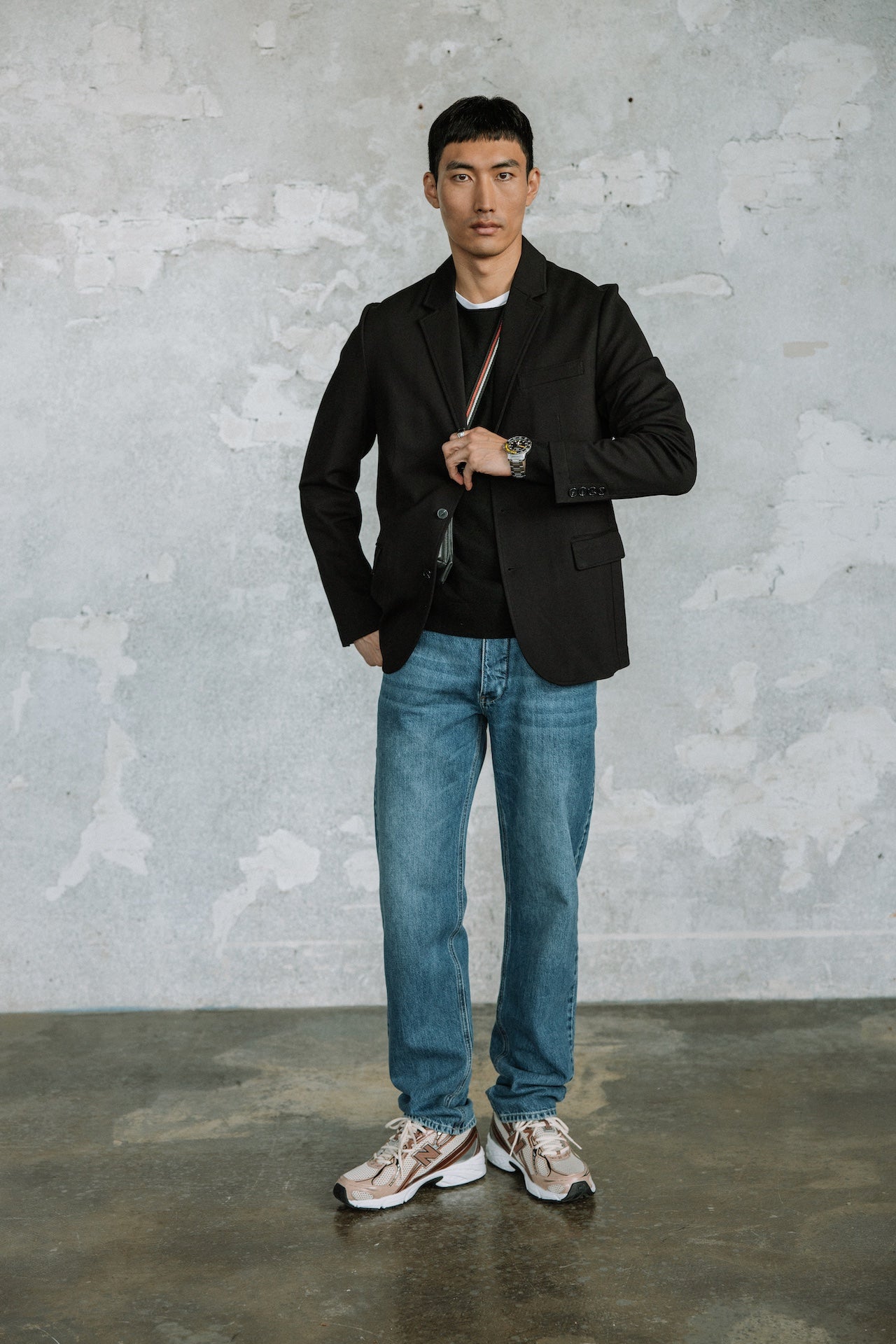 Blazer cintré Homme Tomass Comfy black | Freeman T. Porter