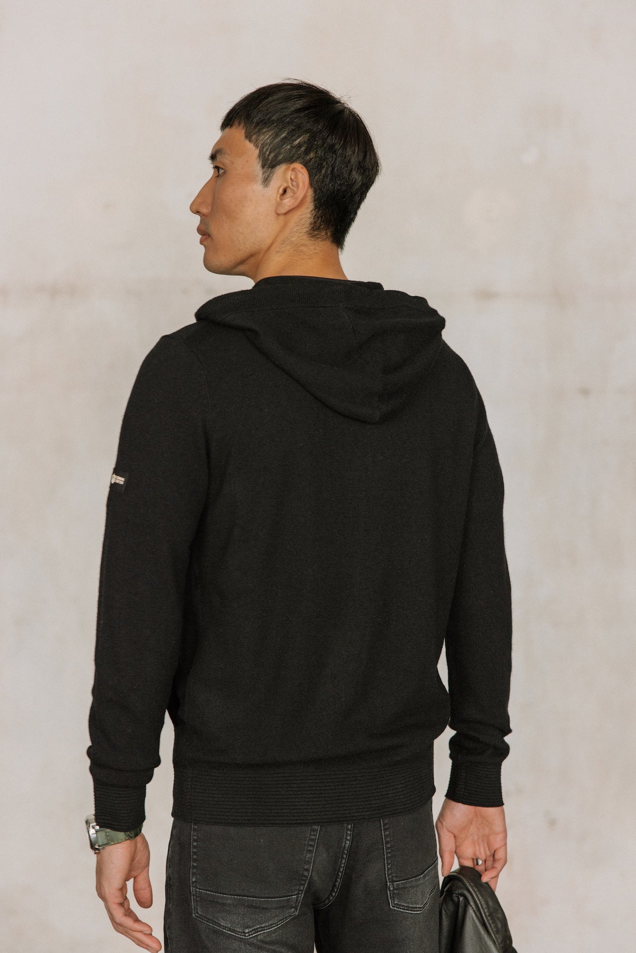 Cardigan à capuche Hombres Lyam Macau black | Freeman T. Porter