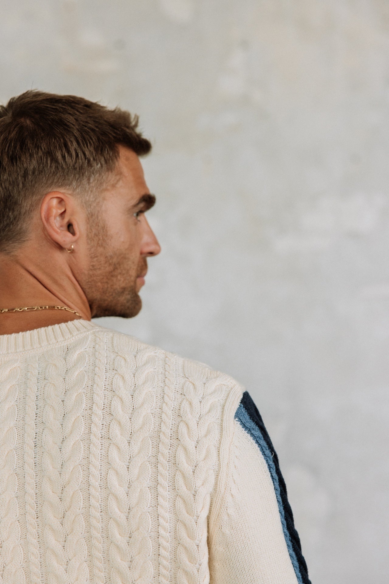 Pull torsadé Hombres Solino Twister cream | Freeman T. Porter