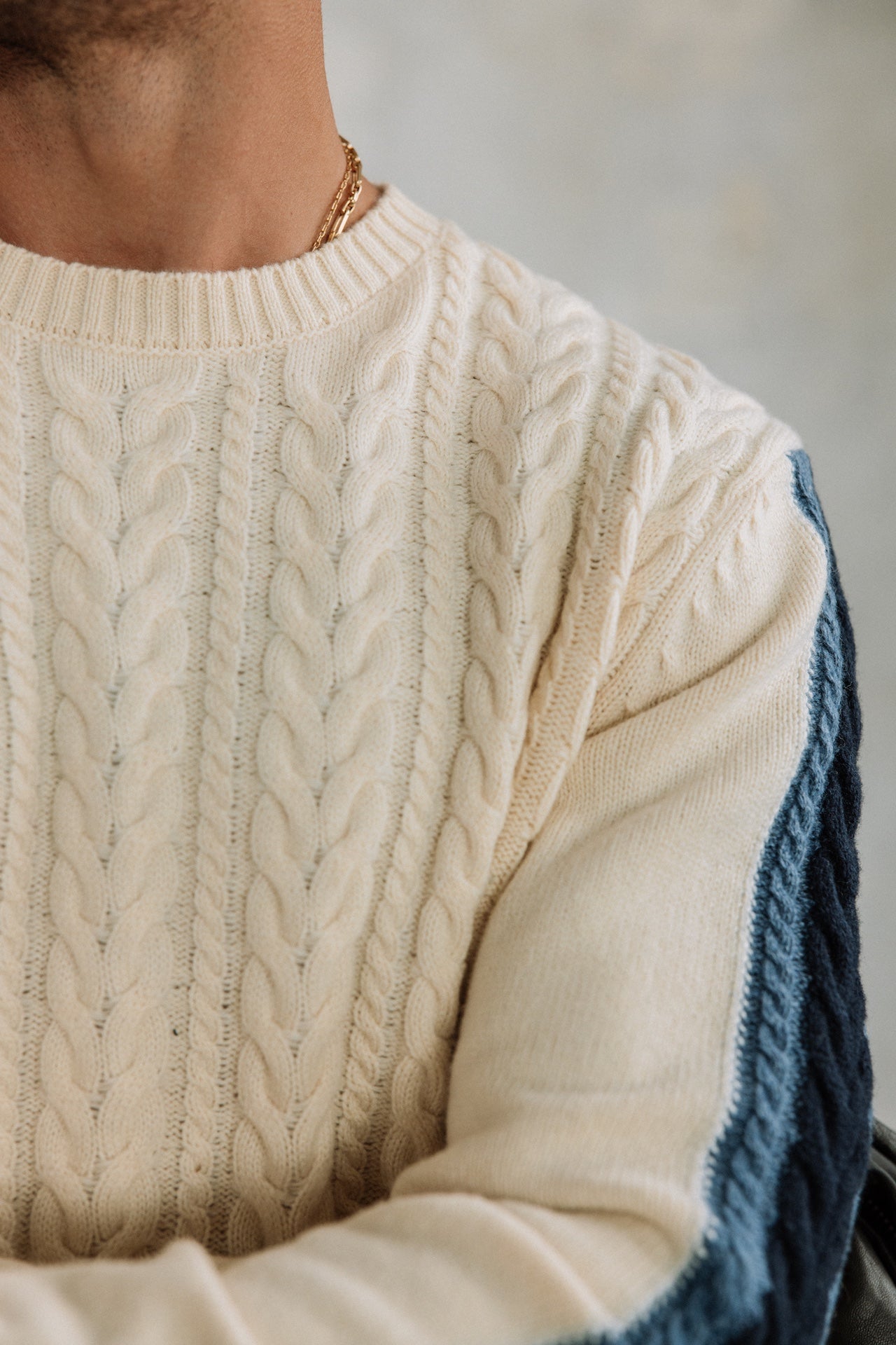 Pull torsadé Hombres Solino Twister cream | Freeman T. Porter