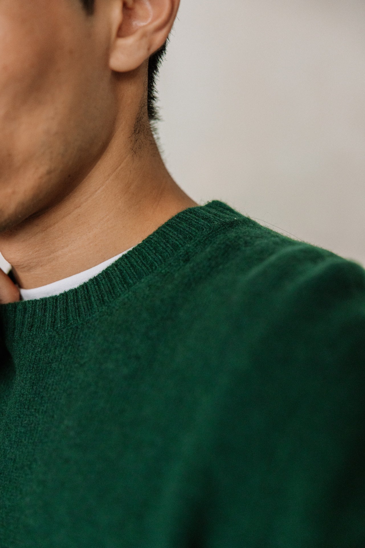 Pull en laine Hombres Solino Lainey scarab | Freeman T. Porter