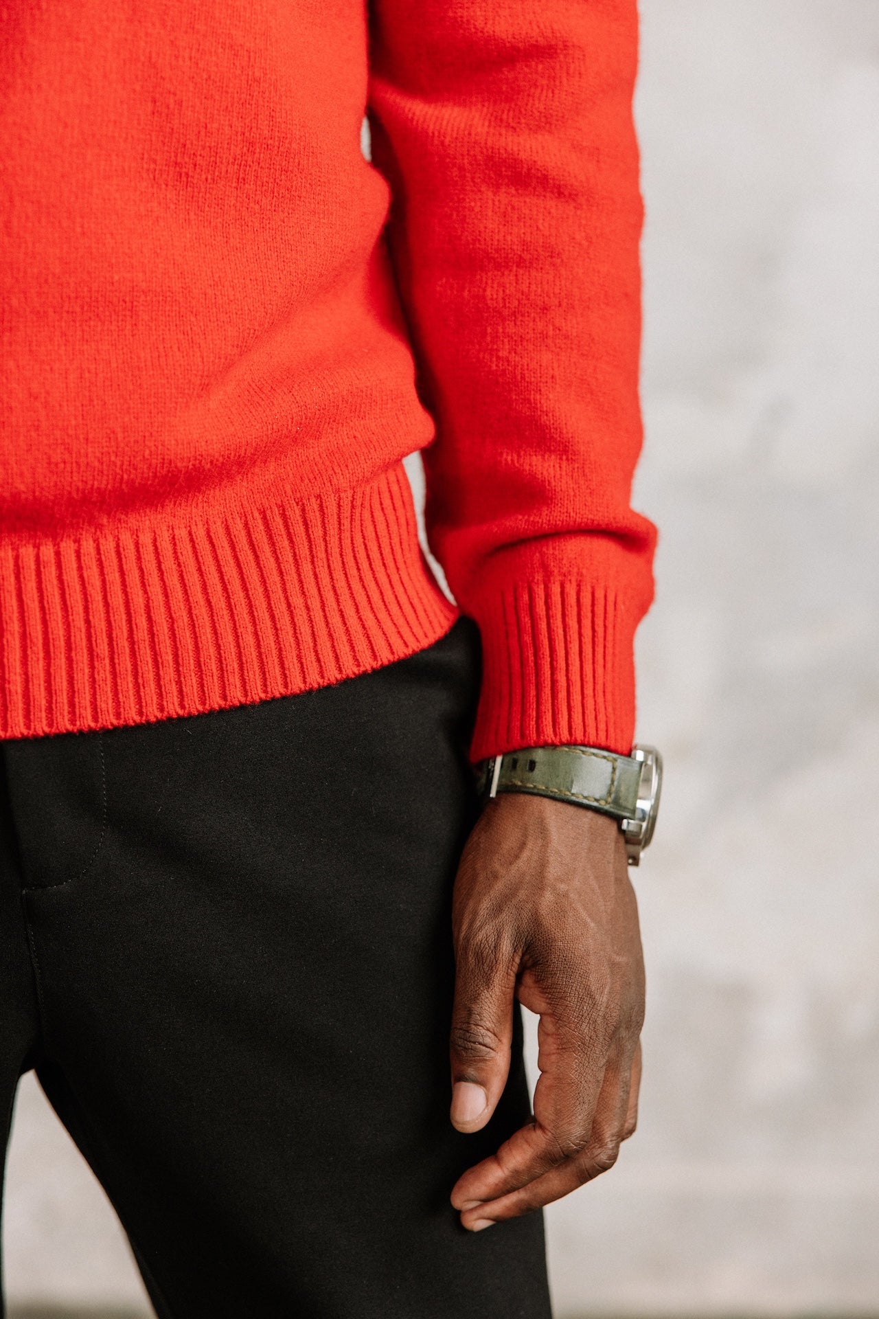 Pull en laine Hombres Solino Lainey chilli pepper | Freeman T. Porter