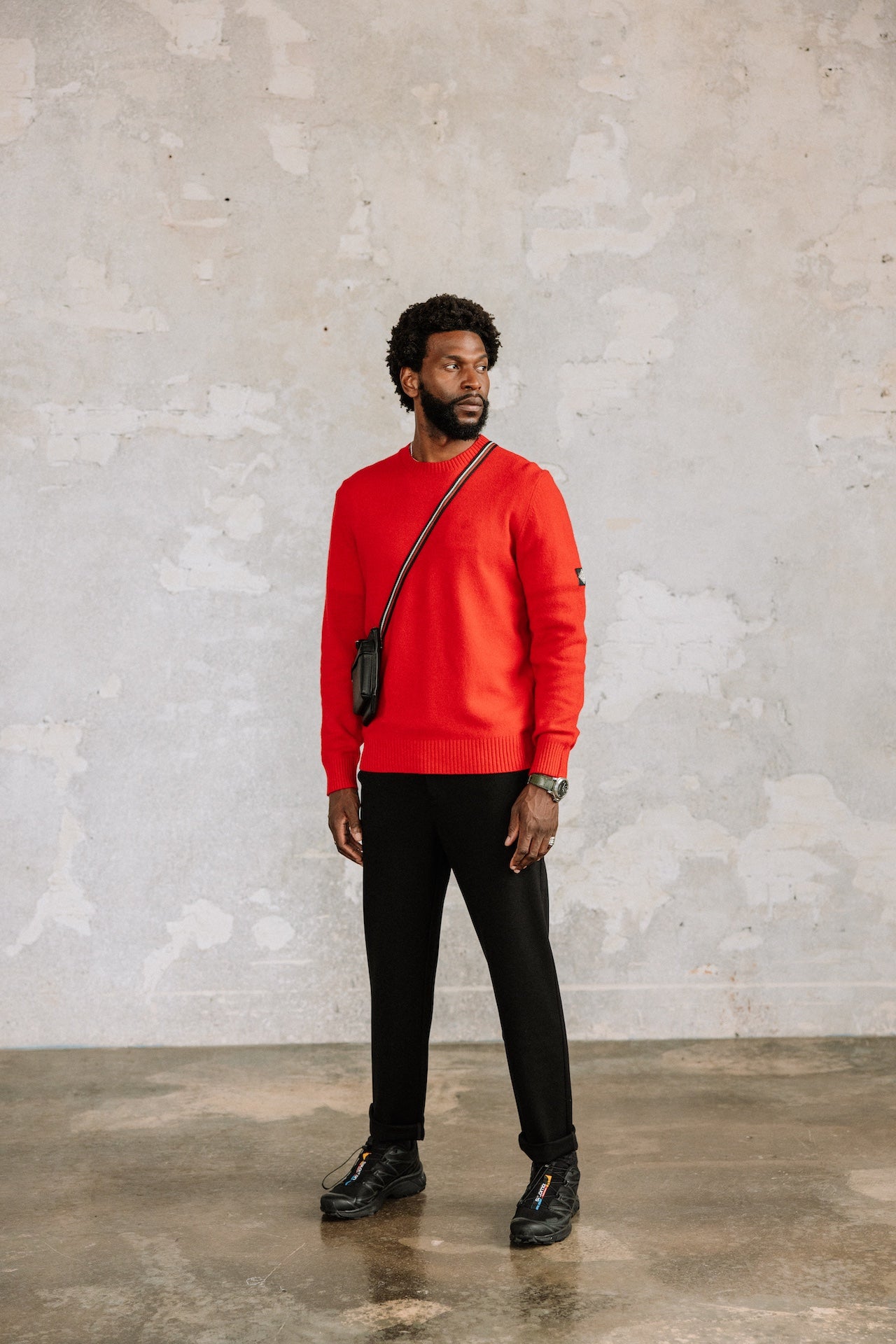 Pull en laine Hombres Solino Lainey chilli pepper | Freeman T. Porter