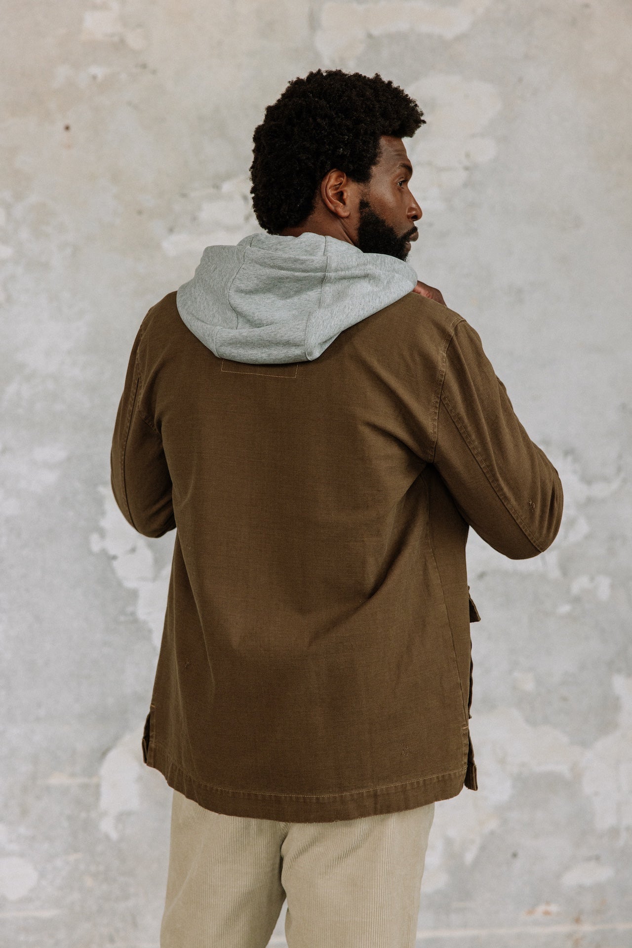 Parka à capuche Homme Tyto Hood burnt olive | Freeman T. Porter