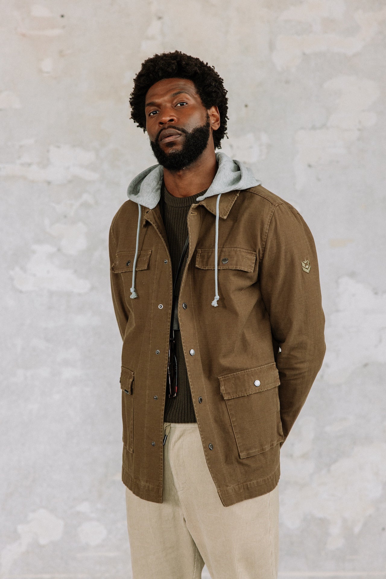 Parka à capuche Homme Tyto Hood burnt olive | Freeman T. Porter