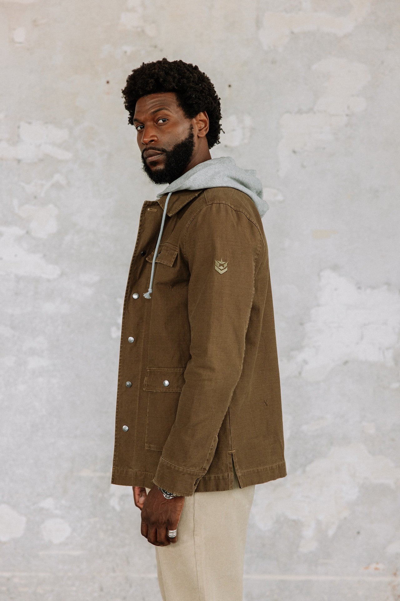 Parka à capuche Homme Tyto Hood burnt olive | Freeman T. Porter