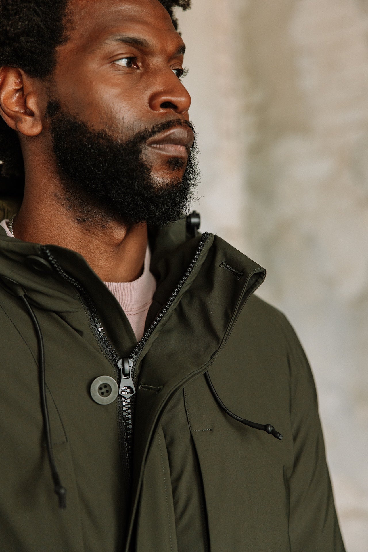 Parka à capuche Homme Tedd Neo khaki | Freeman T. Porter