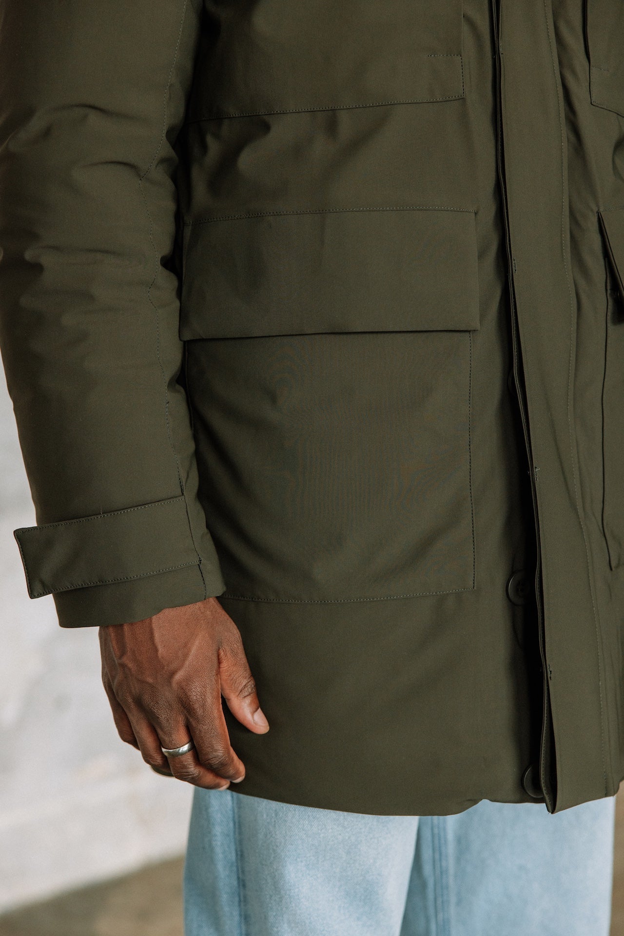 Parka à capuche Homme Tedd Neo khaki | Freeman T. Porter