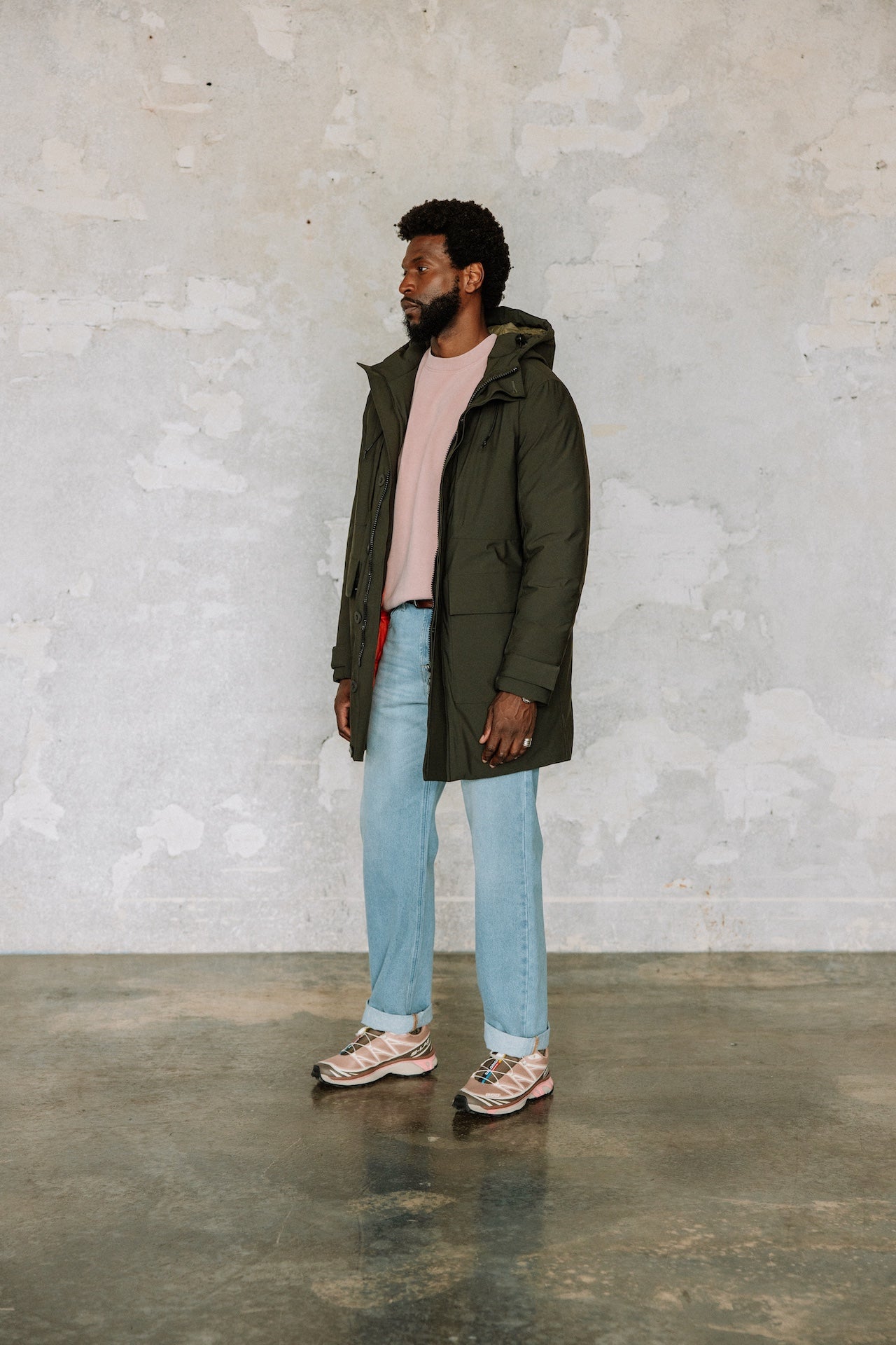 Parka à capuche Homme Tedd Neo khaki | Freeman T. Porter