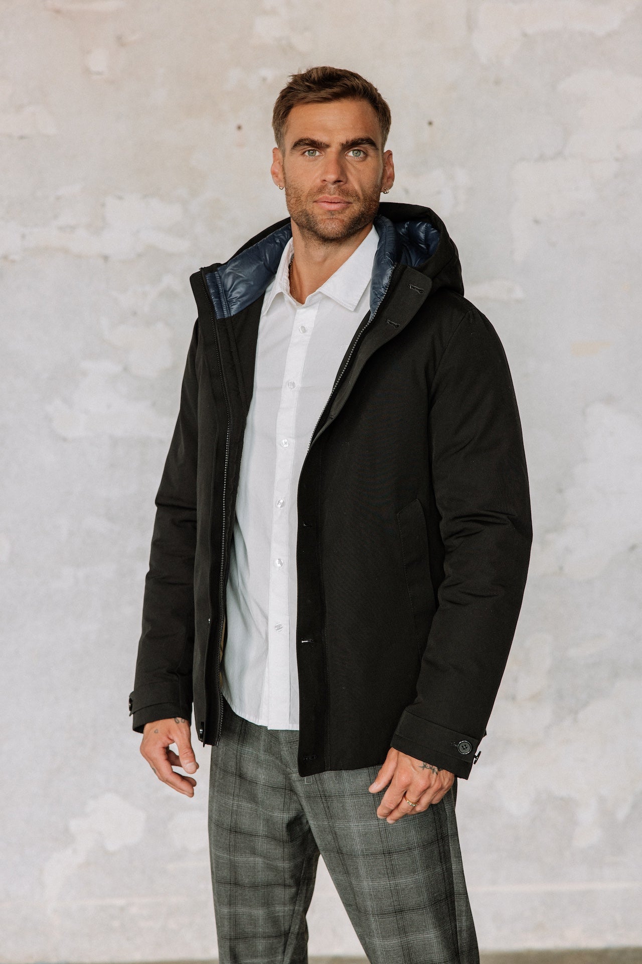 Veste matelassée Hombres Crockett Wind black | Freeman T. Porter