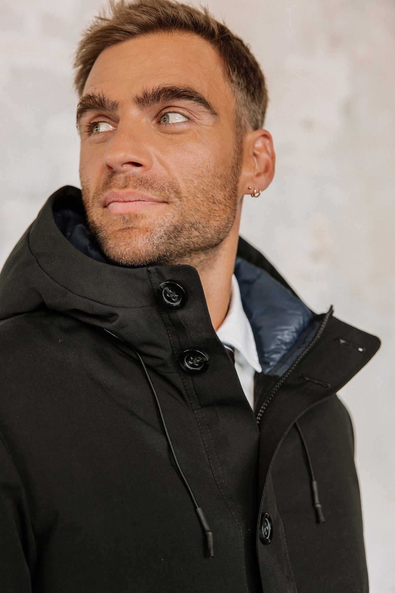 Veste matelassée Homme Crockett Wind black | Freeman T. Porter
