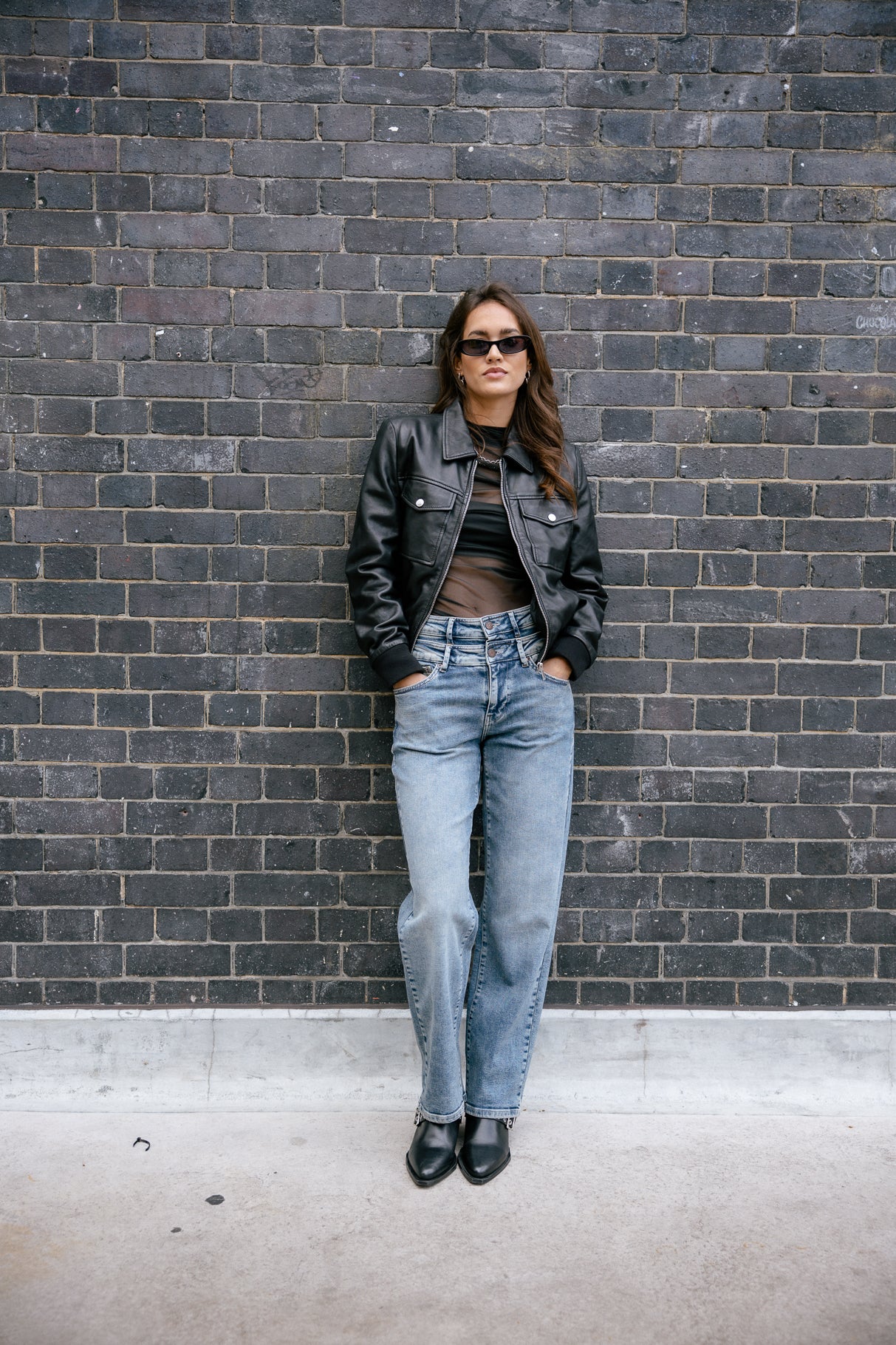 Teddy en cuir Femme Virgy Cuir black | Freeman T. Porter