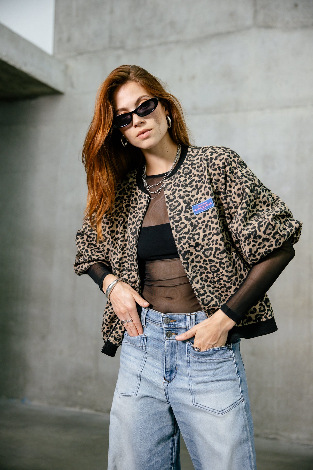 Veste imprimée léopard Femme Vega Leo original | Freeman T. Porter