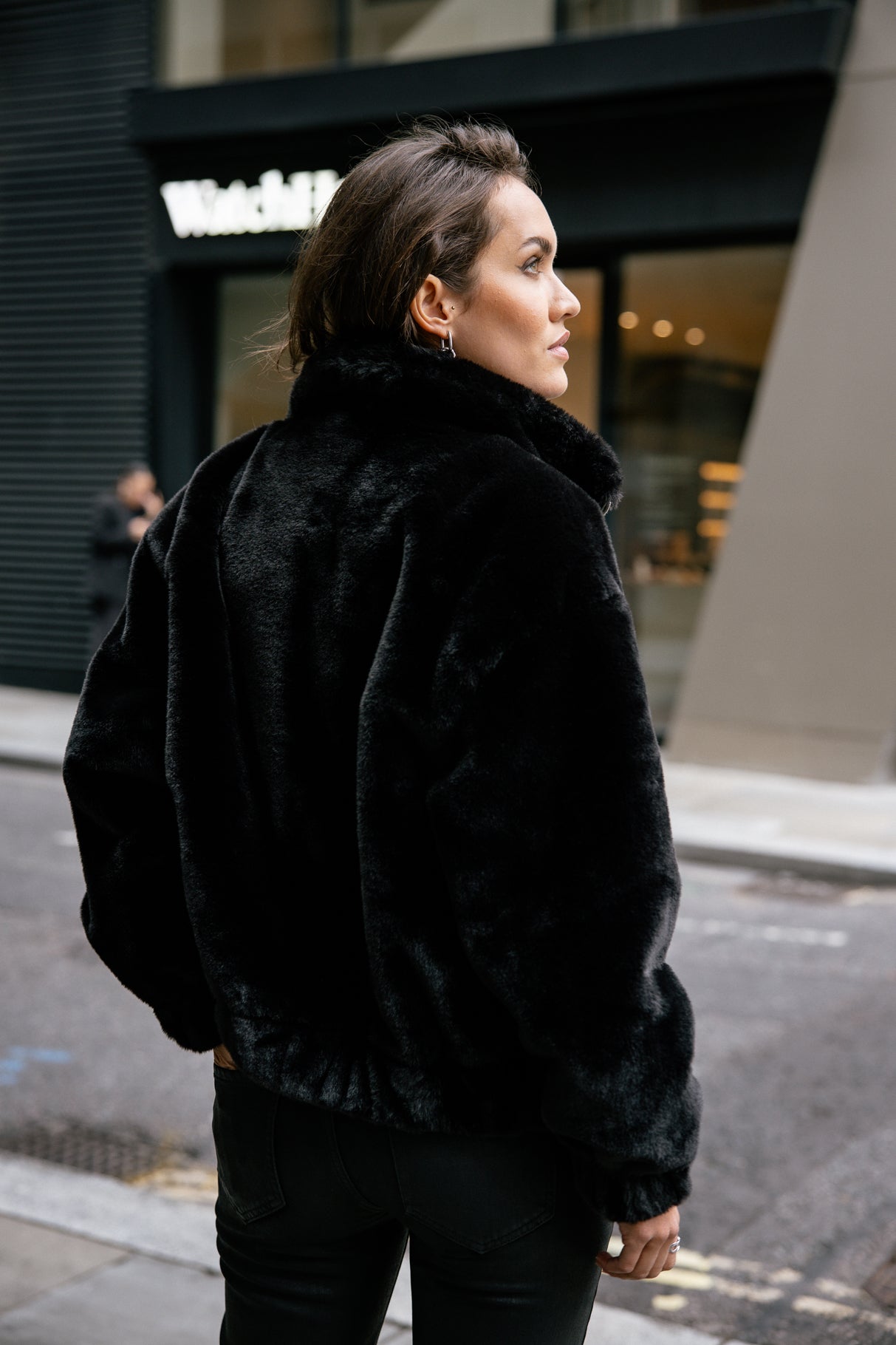 Veste fourrée Woman Solly Fur black | Freeman T. Porter