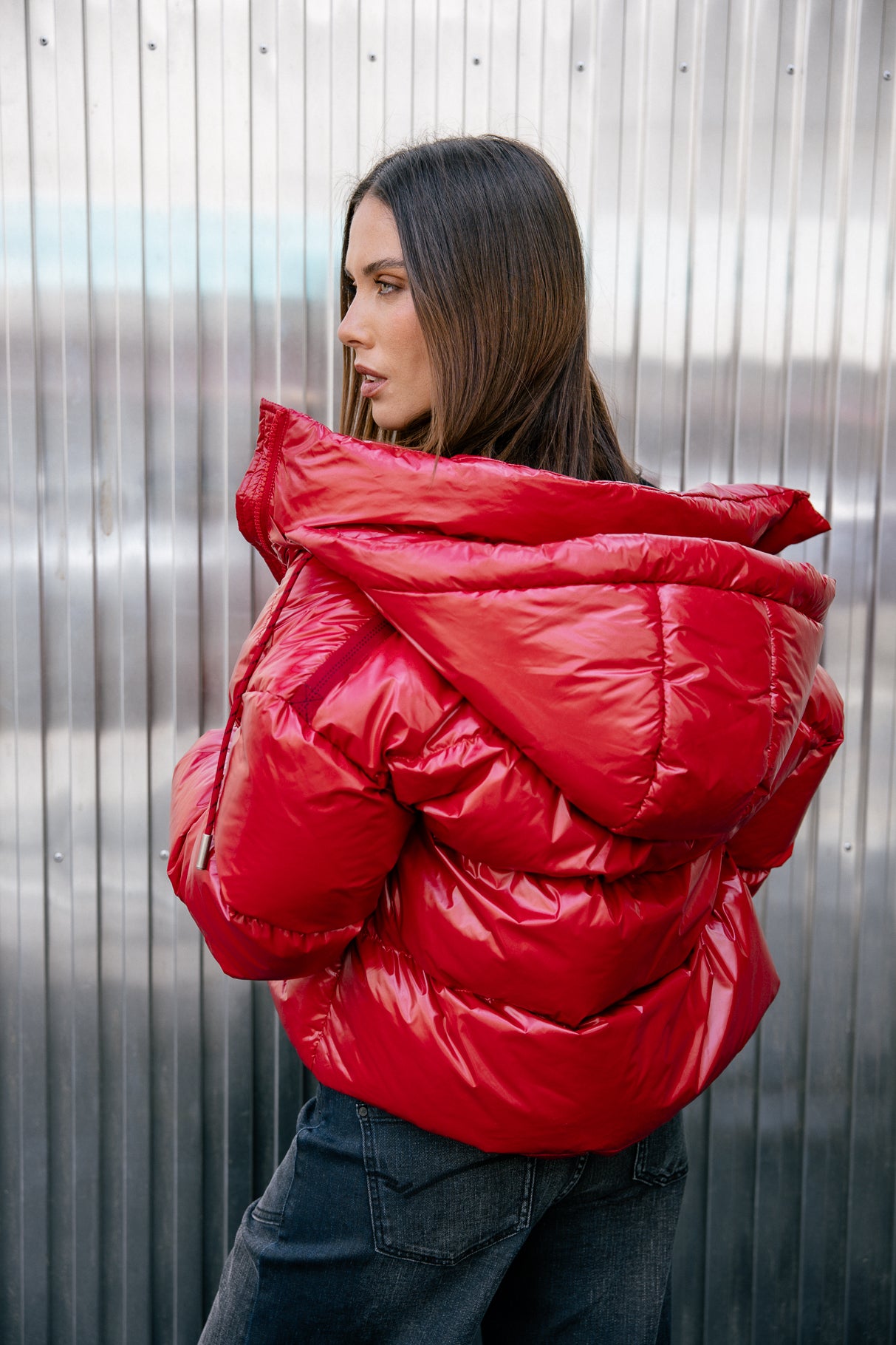 Doudoune courte Femme Vardia Puff tango red | Freeman T. Porter