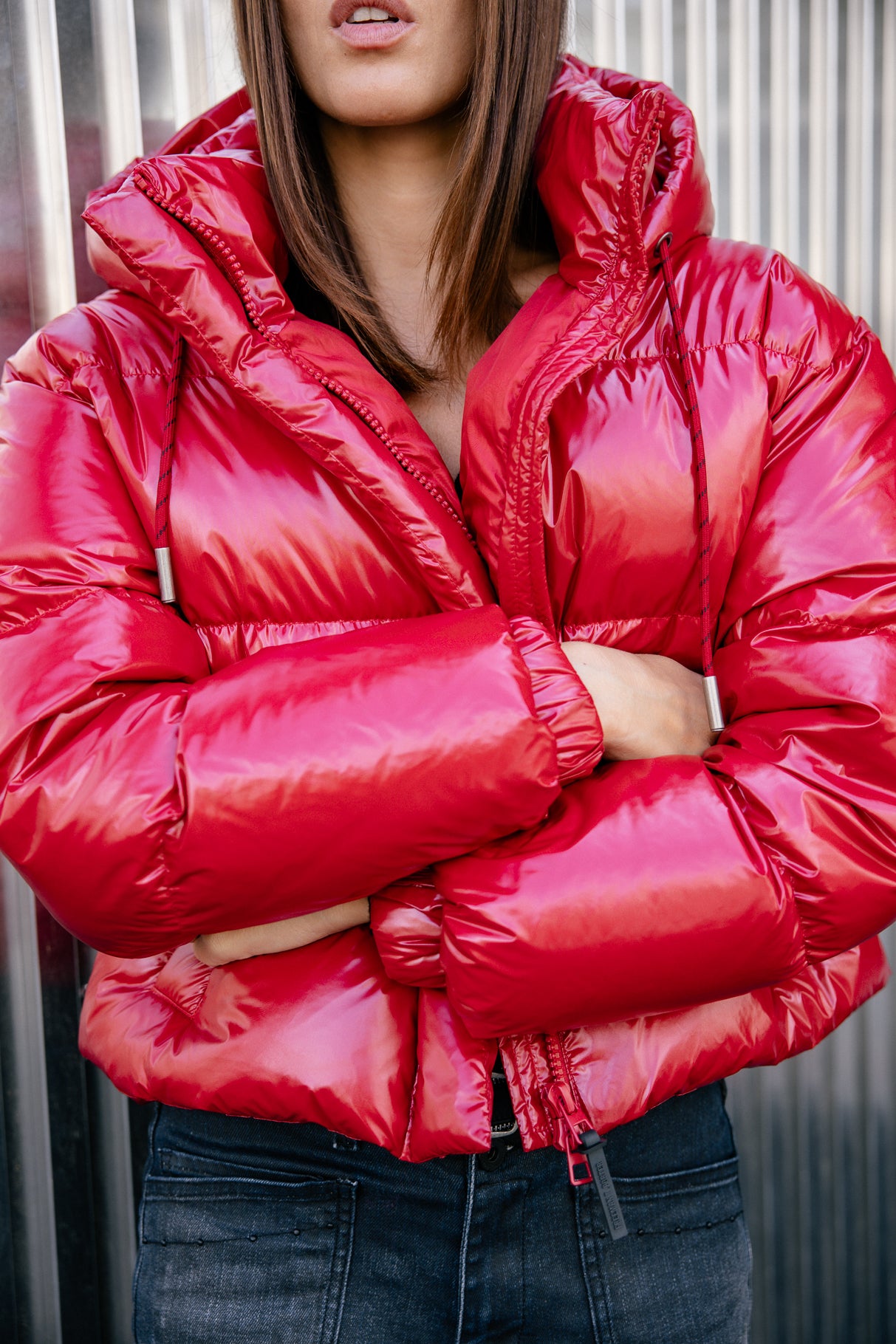 Doudoune courte Femme Vardia Puff tango red | Freeman T. Porter