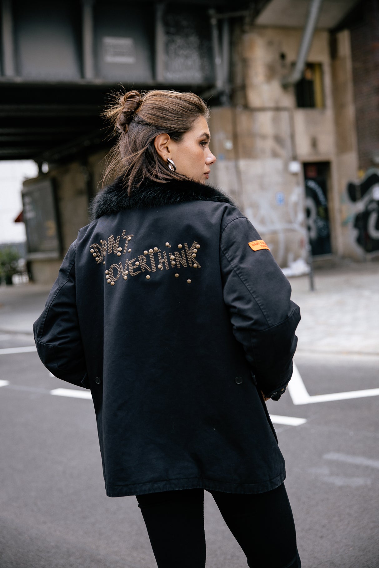 Parka à patch Femme Vatilie Patches black | Freeman T. Porter