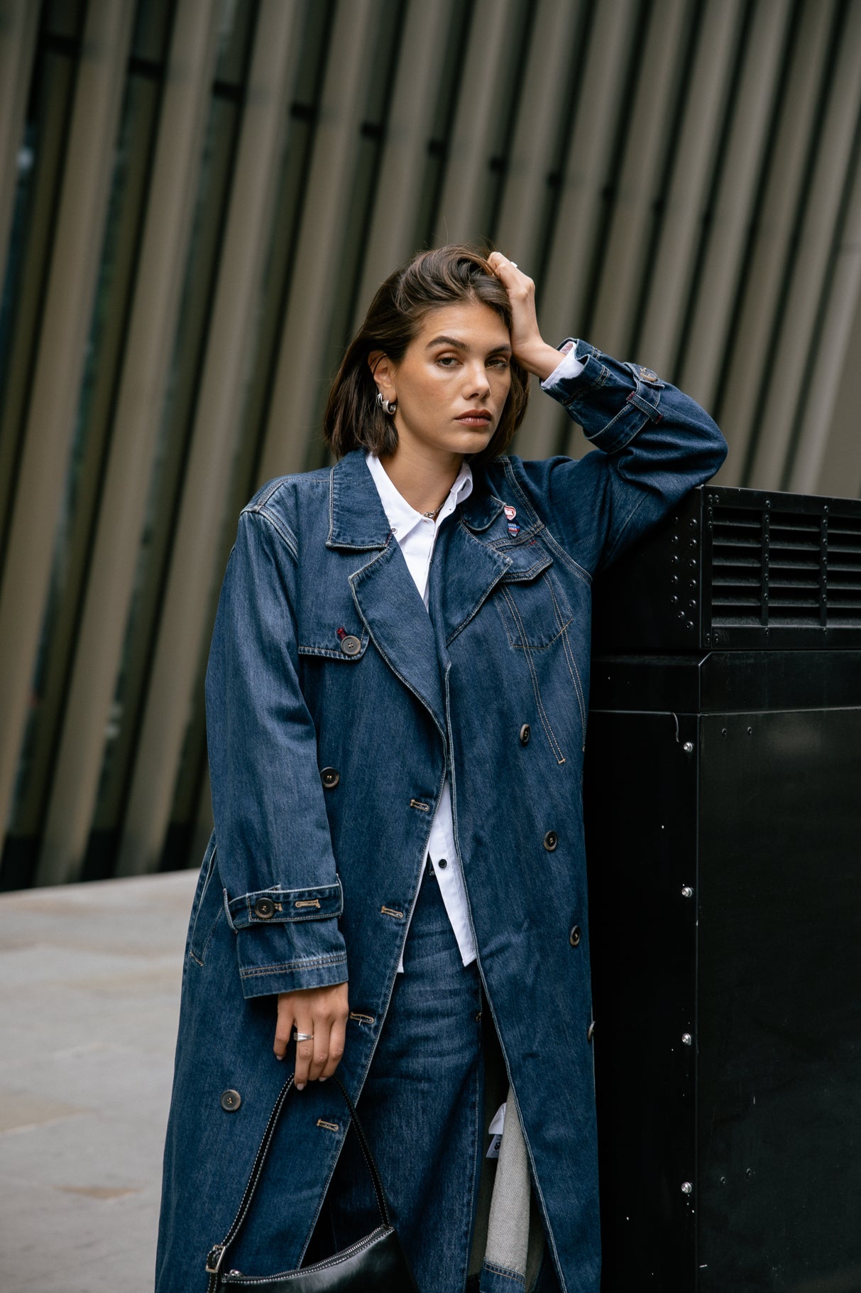 Trench long Femme Paula Denim wonder | Freeman T. Porter
