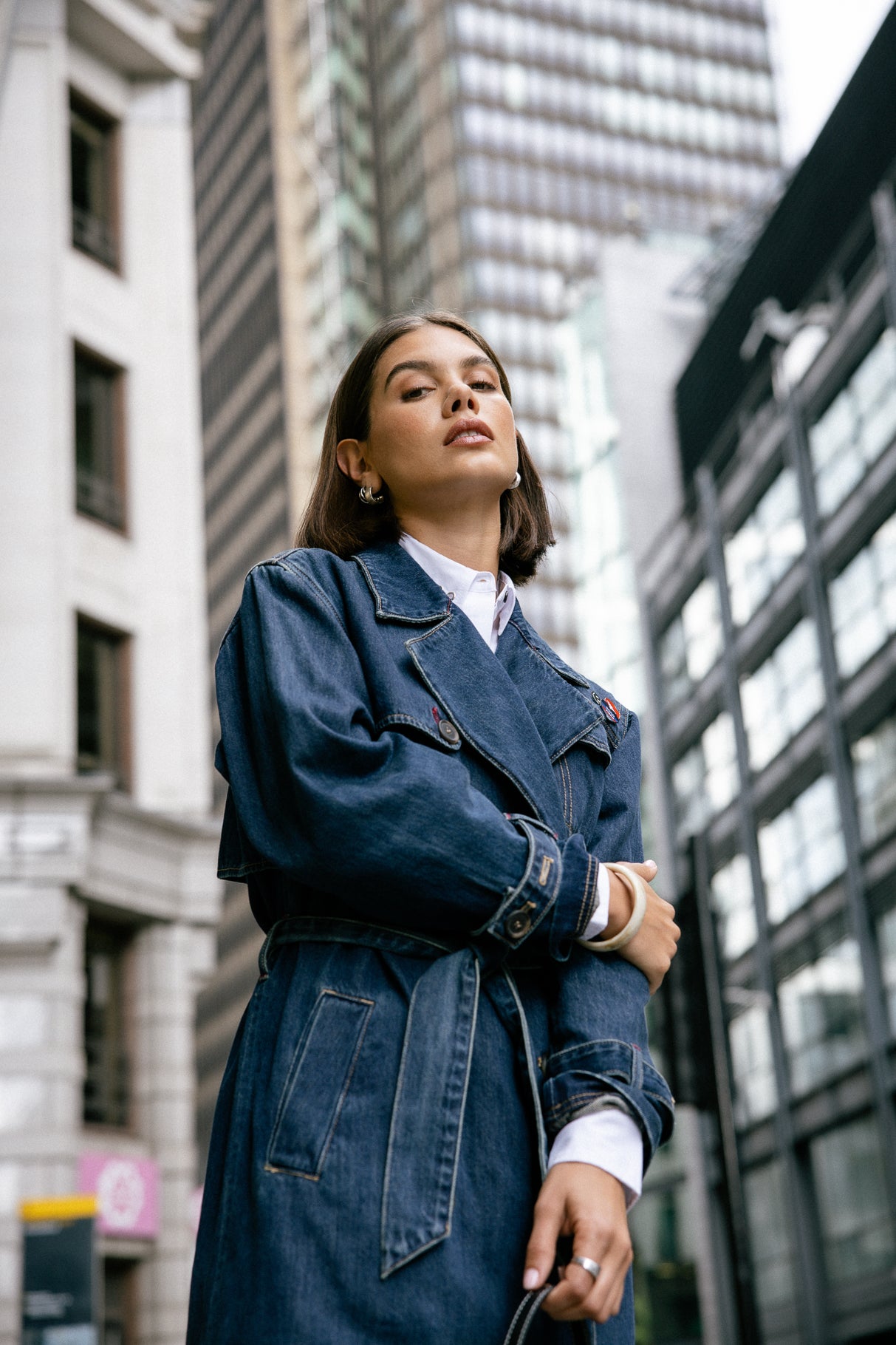 Trench long Femme Paula Denim wonder | Freeman T. Porter