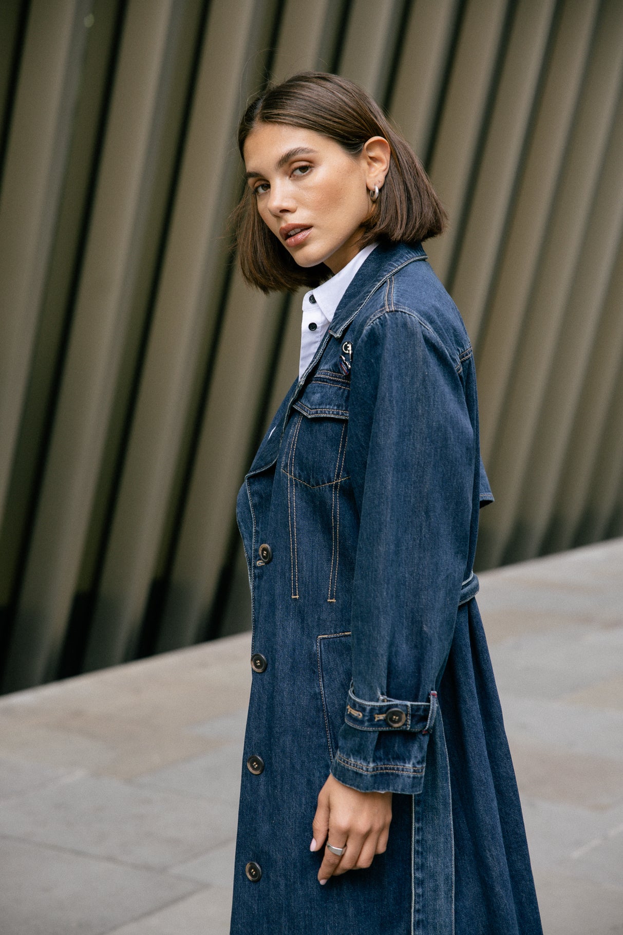 Trench long Femme Paula Denim wonder | Freeman T. Porter