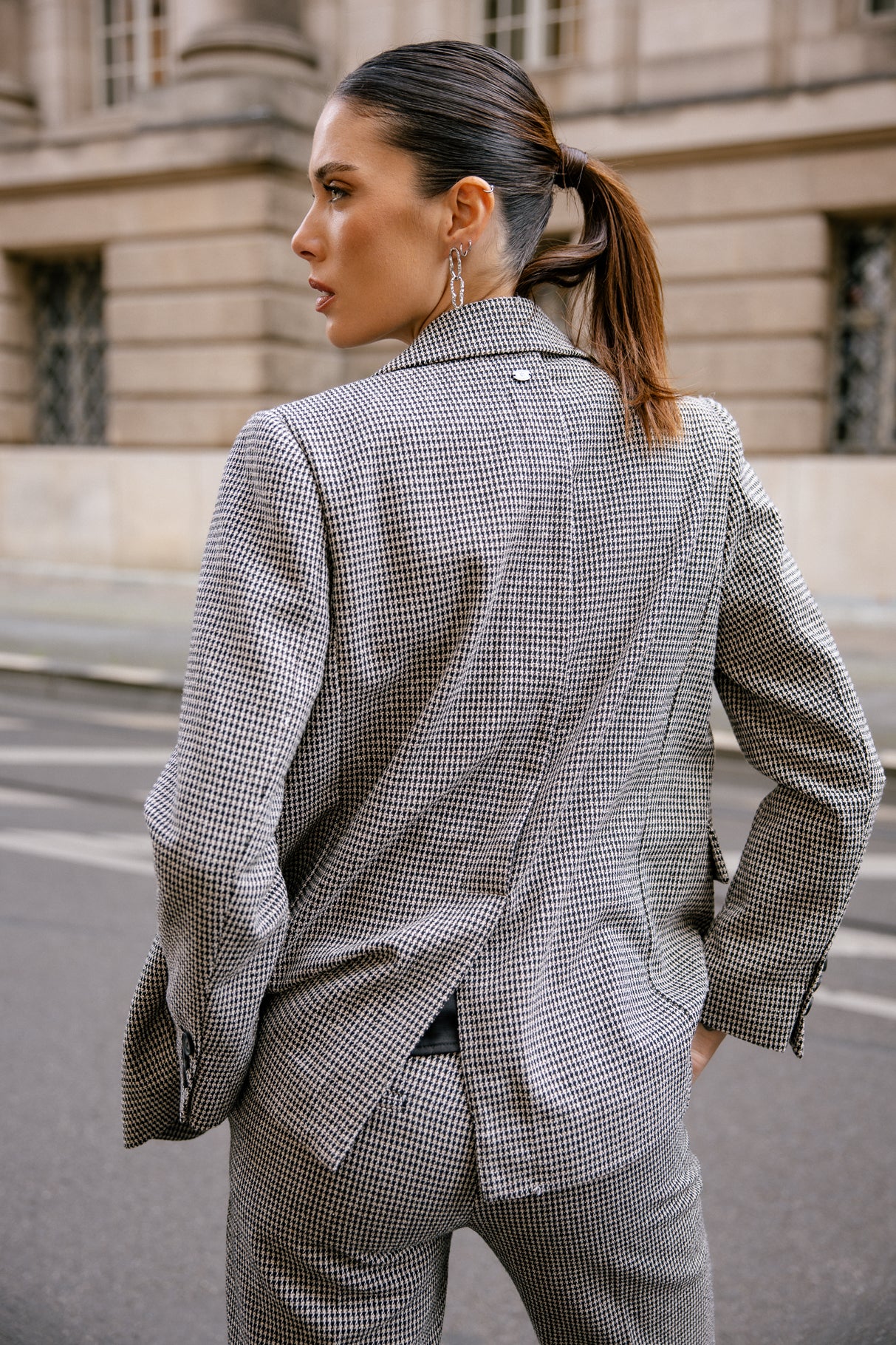 Blazer jacquard Frau Varla Dynasty original | Freeman T. Porter
