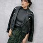 Veste en cuir Femme Kenny Cuir black | Freeman T. Porter