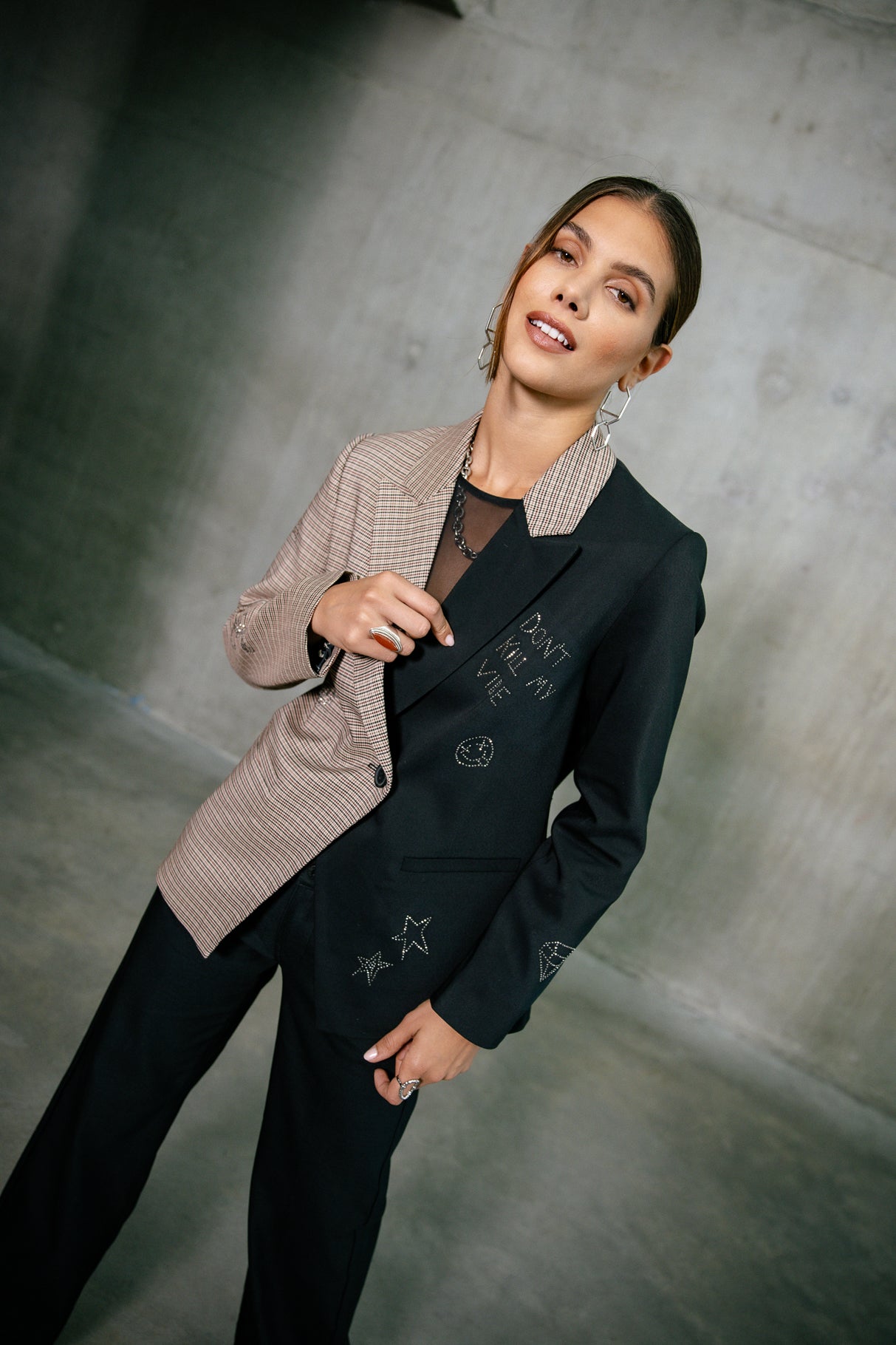 Blazer bi-matière Femme Bernie Mix original | Freeman T. Porter