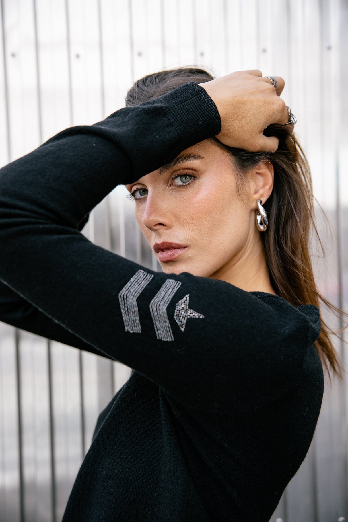 Pull laine & cachemire Femme Preem Cashmere black | Freeman T. Porter