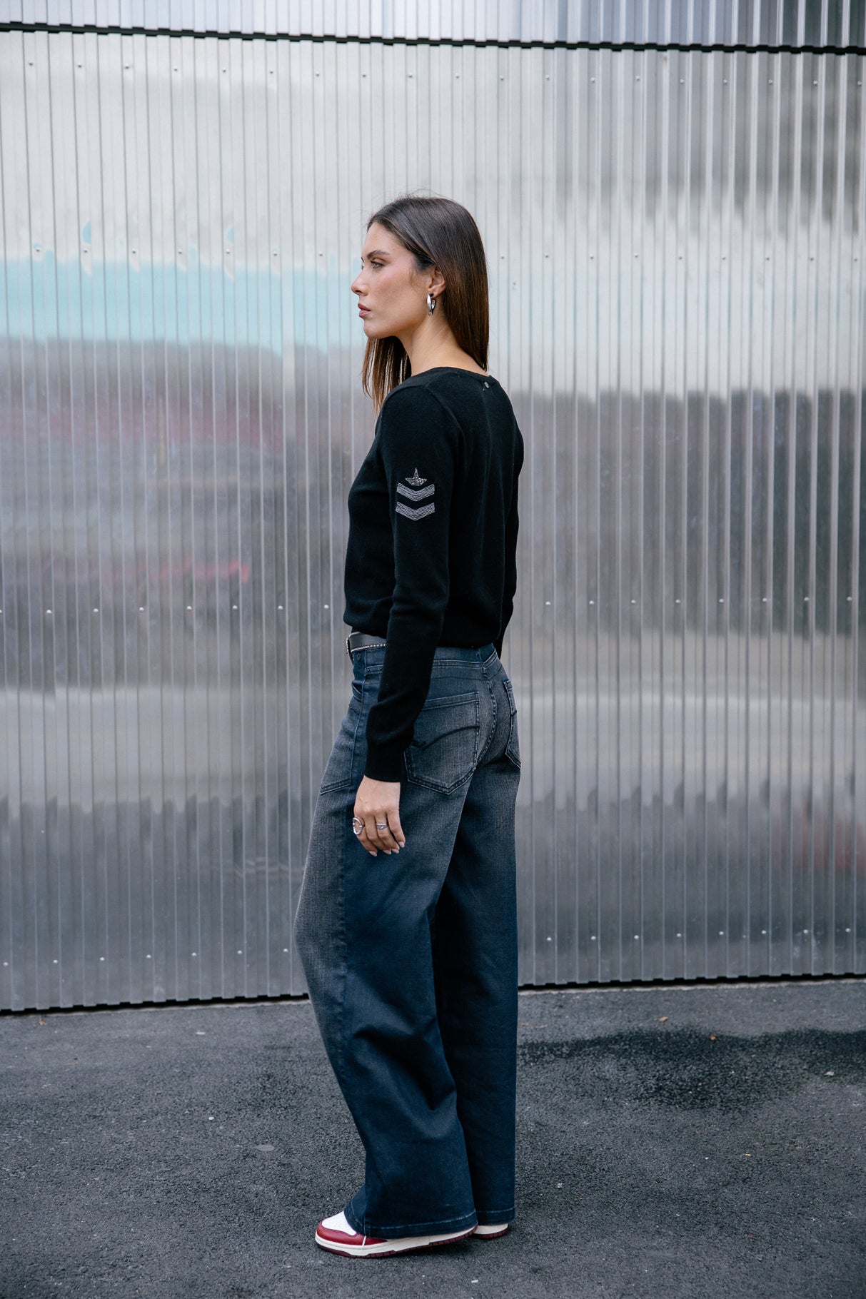 Pull laine & cachemire Femme Preem Cashmere black | Freeman T. Porter