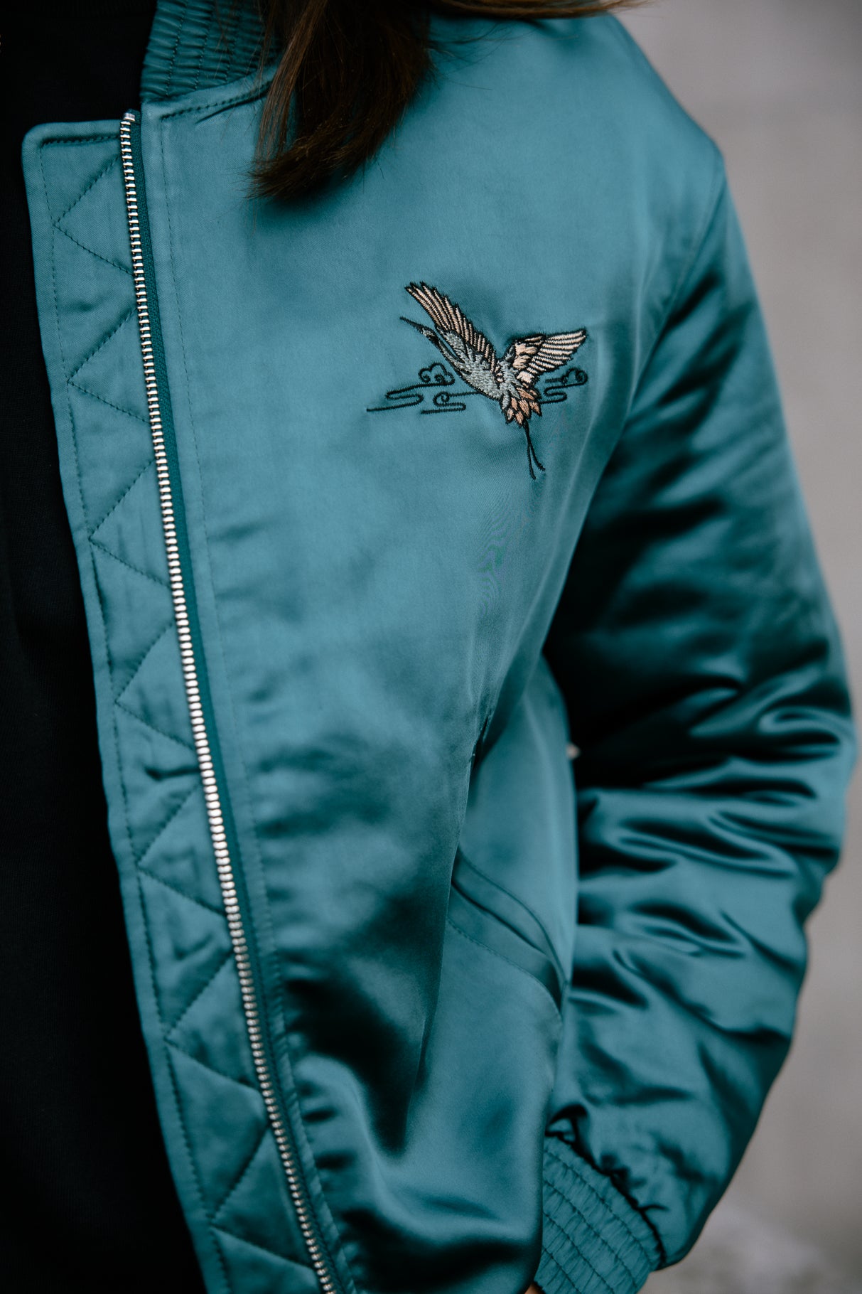 Veste teddy satinée Femme Troopie Quilted spruced up | Freeman T. Porter