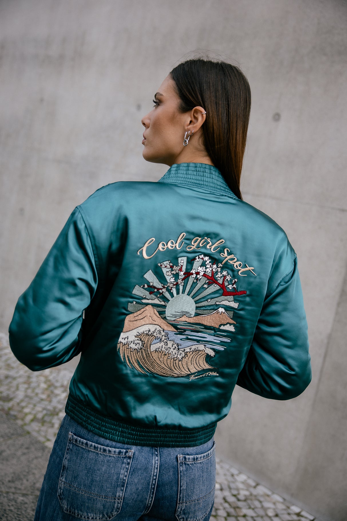 Veste teddy satinée Femme Troopie Quilted spruced up | Freeman T. Porter