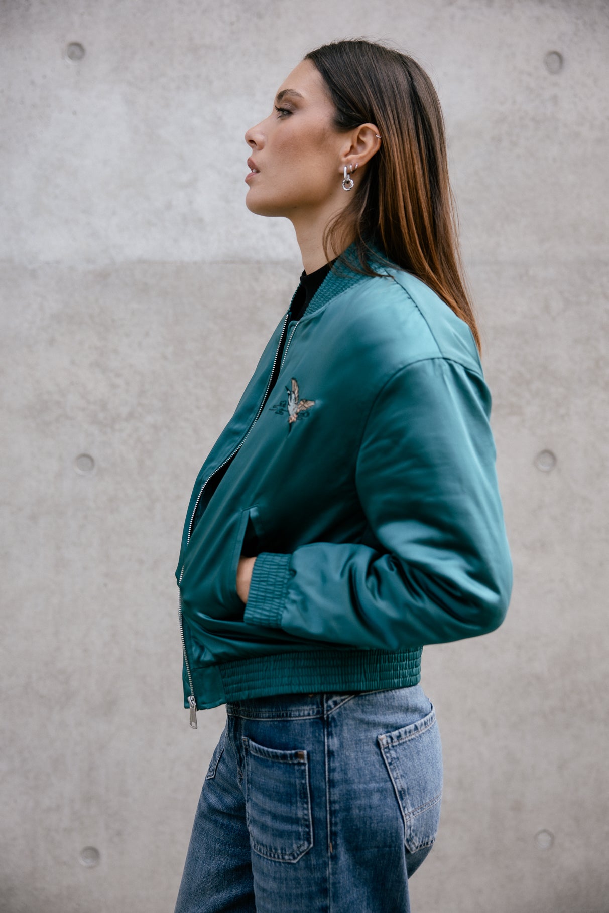 Veste teddy satinée Femme Troopie Quilted spruced up | Freeman T. Porter