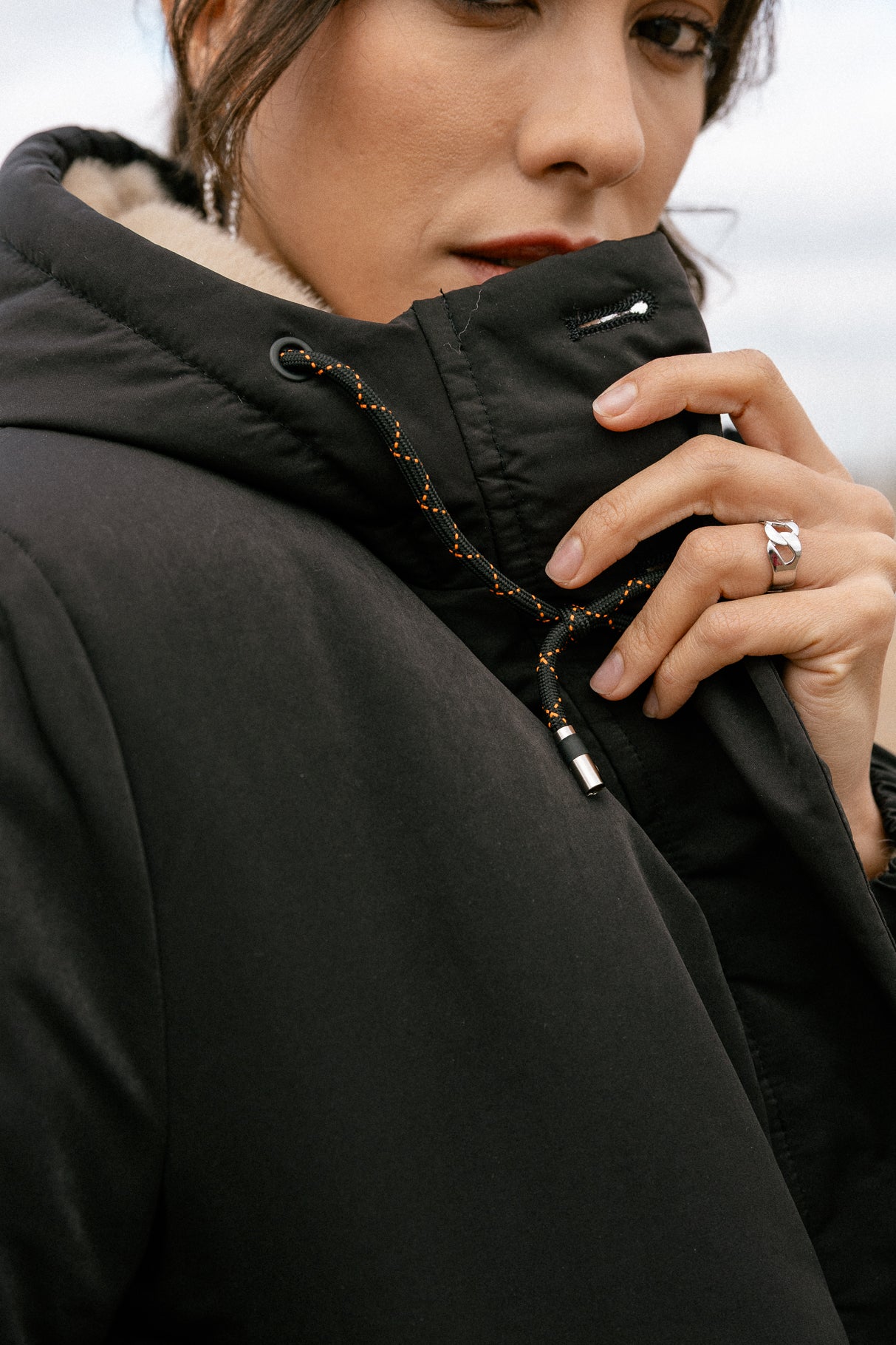 Parka zippée Femme Bailee Fur black | Freeman T. Porter
