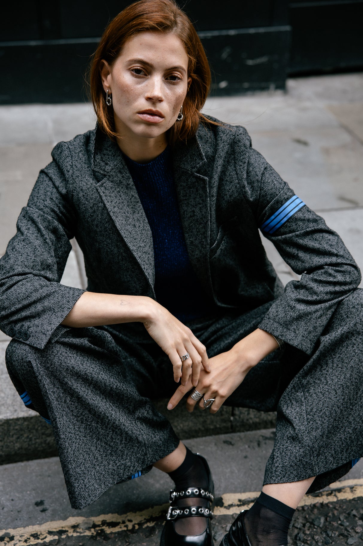 Blazer ample Frau Maria Brummell moon rock | Freeman T. Porter