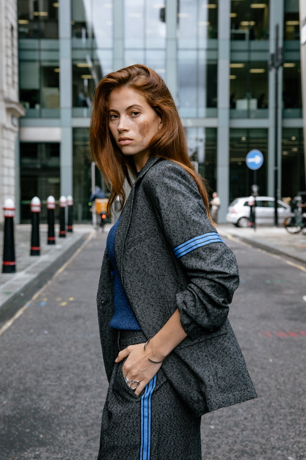 Blazer ample Frau Maria Brummell moon rock | Freeman T. Porter