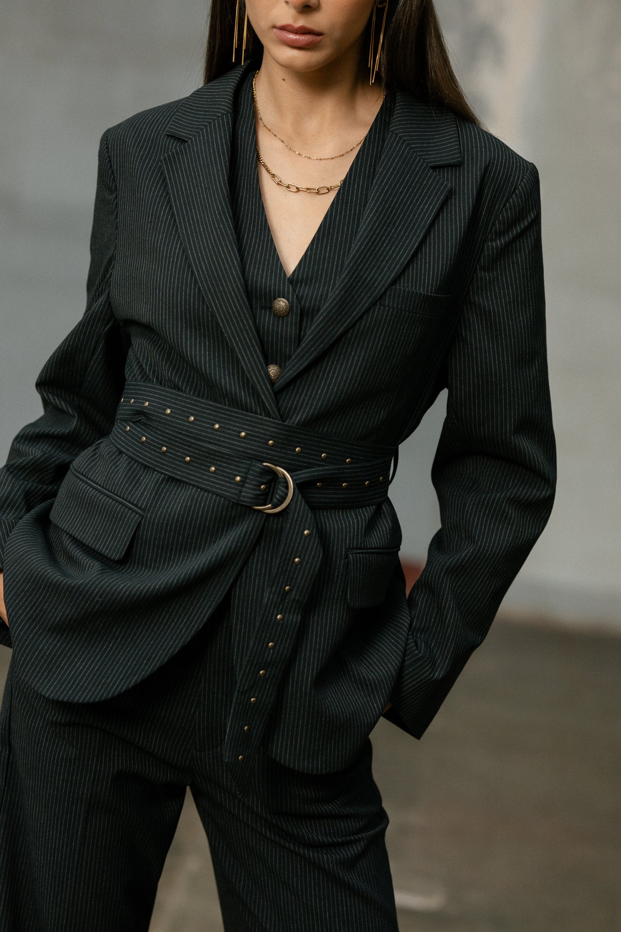 Blazer ample Femme Maria Oficina black iris | Freeman T. Porter