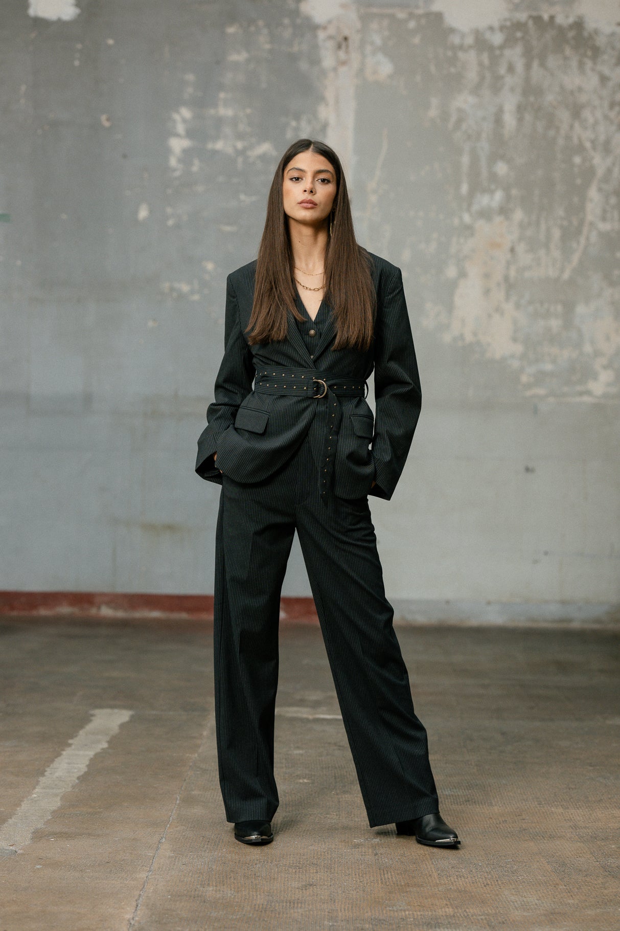 Blazer ample Femme Maria Oficina black iris | Freeman T. Porter
