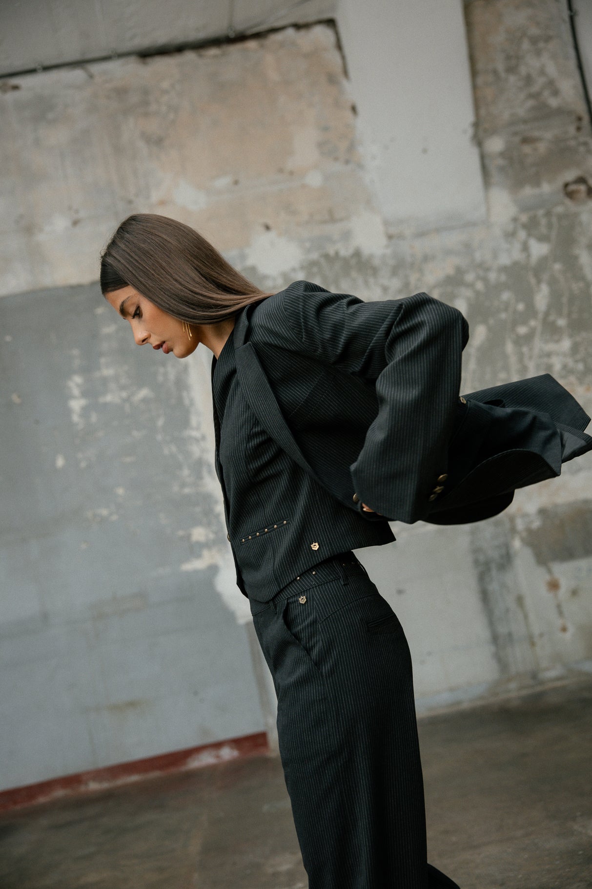 Blazer ample Femme Maria Oficina black iris | Freeman T. Porter