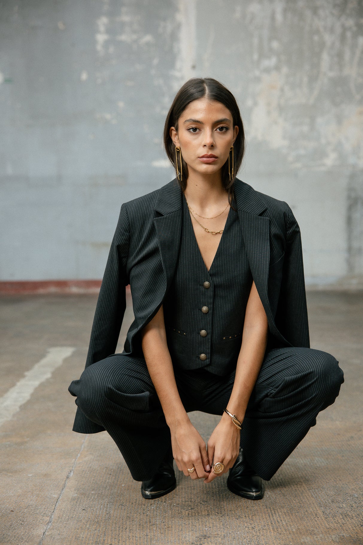 Blazer ample Femme Maria Oficina black iris | Freeman T. Porter