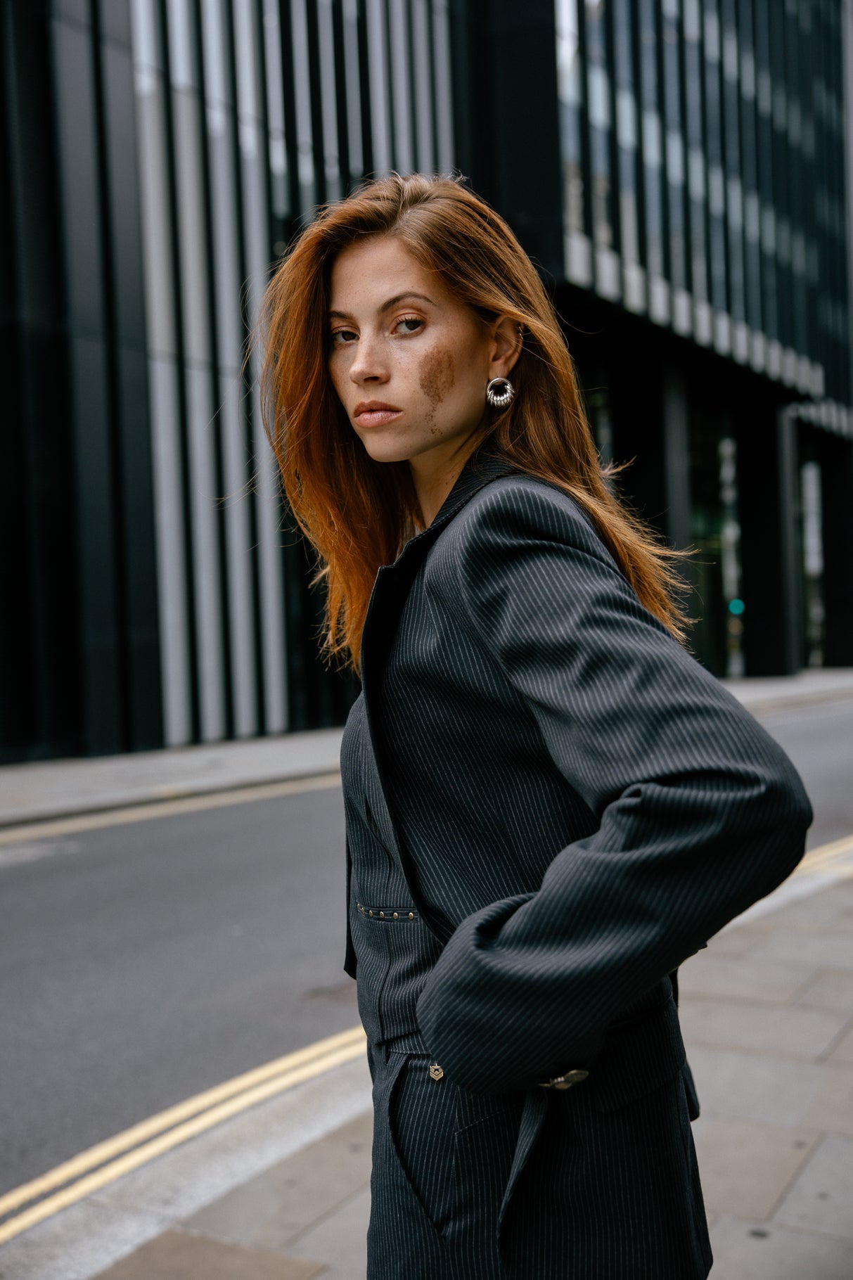 Blazer ample Femme Maria Oficina black iris | Freeman T. Porter