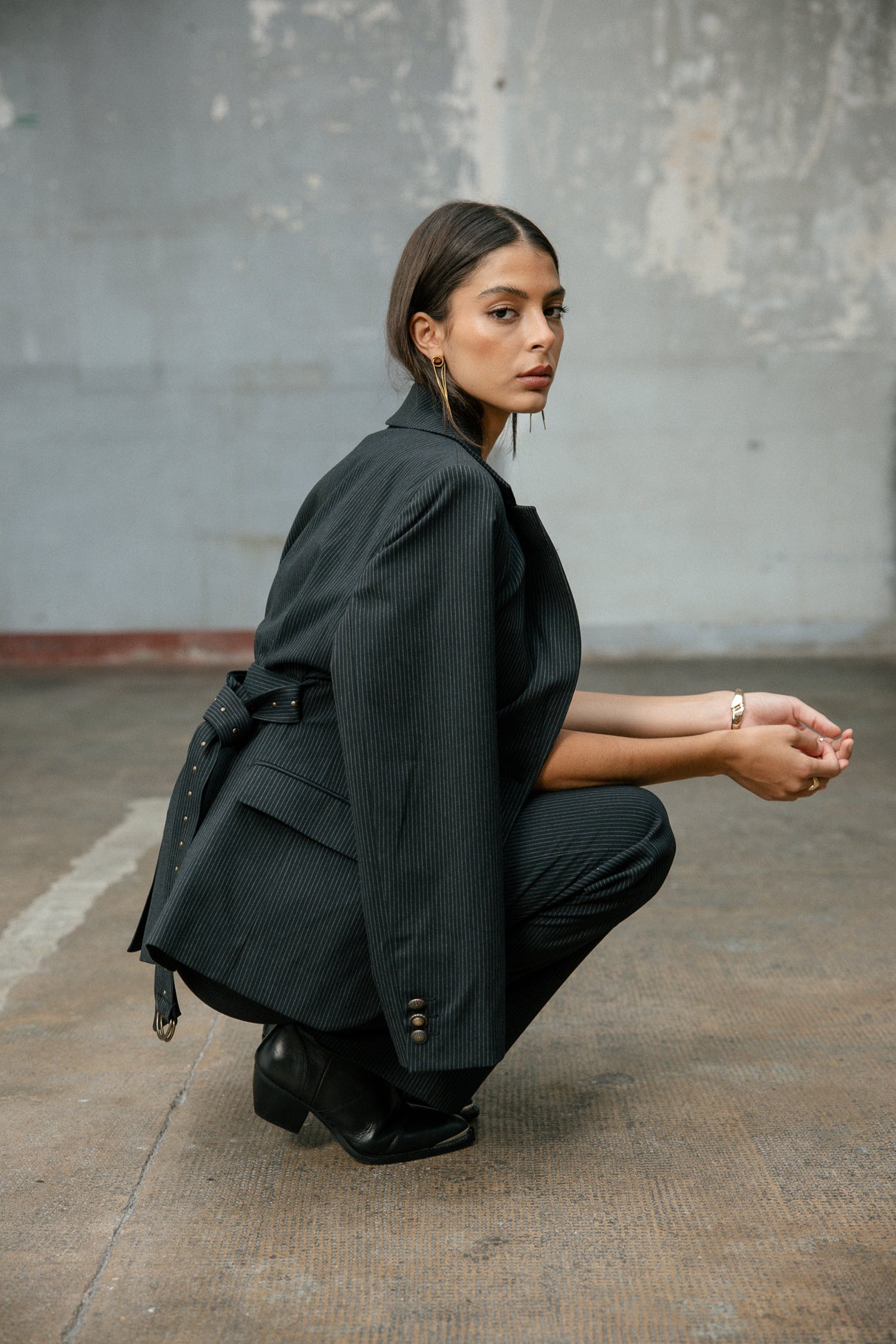 Blazer ample Femme Maria Oficina black iris | Freeman T. Porter