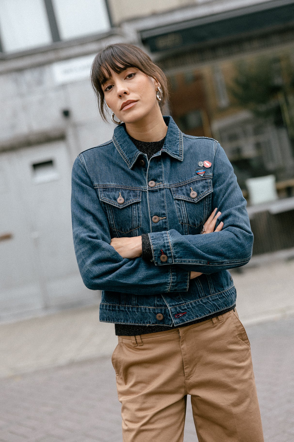 Chaqueta de mezclilla Mujer Amber Denim wonder | Freeman T. Porter