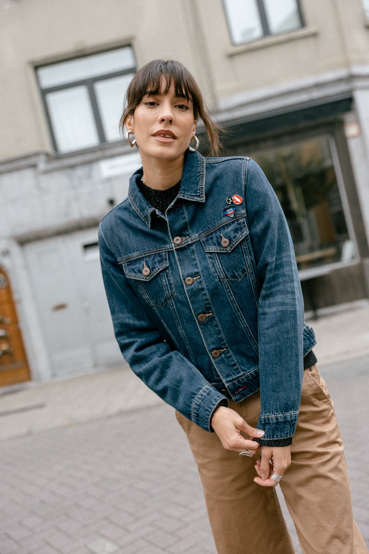 Veste en denim Femme Amber Denim wonder | Freeman T. Porter