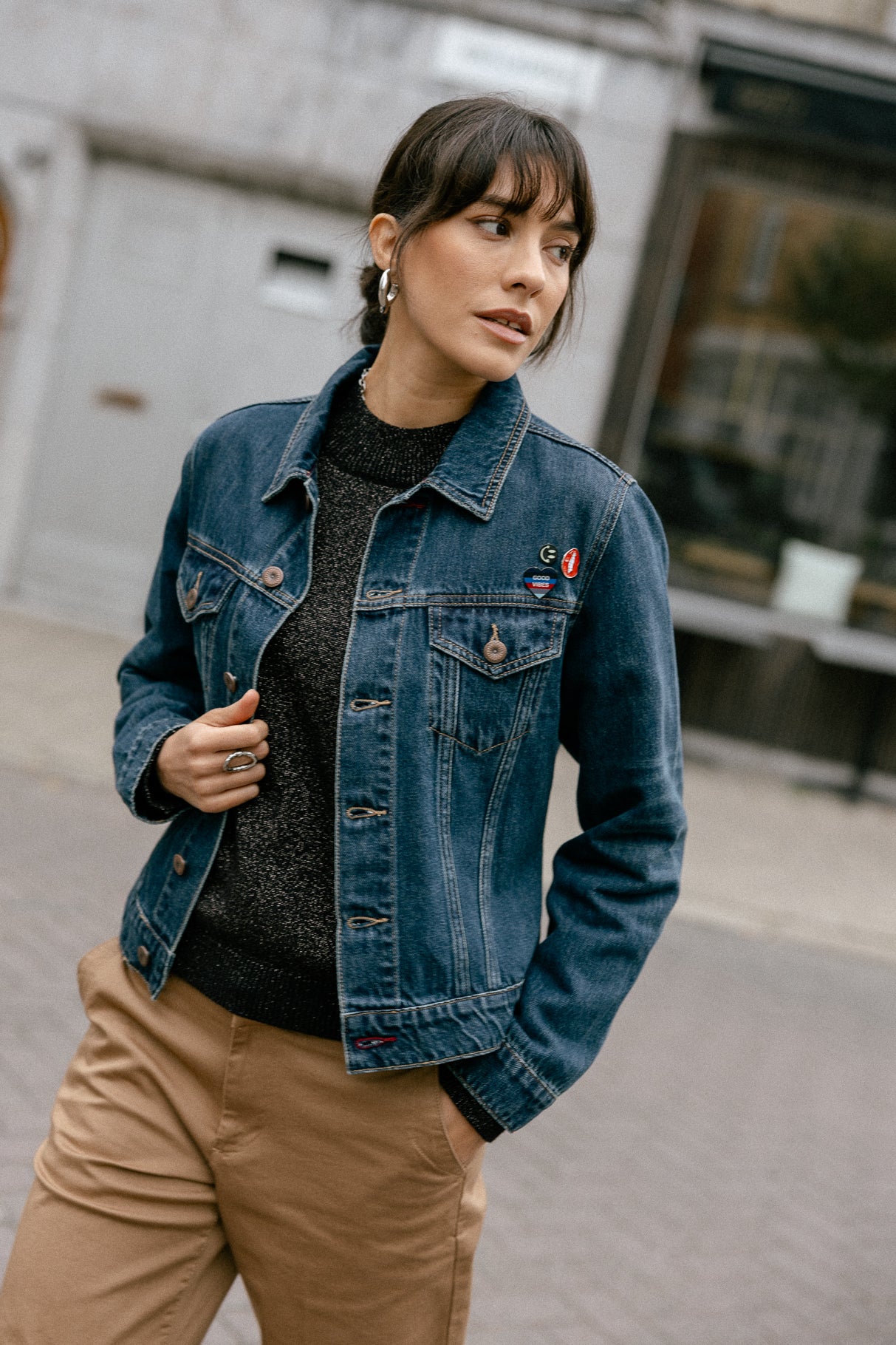 Veste en denim Femme Amber Denim wonder | Freeman T. Porter