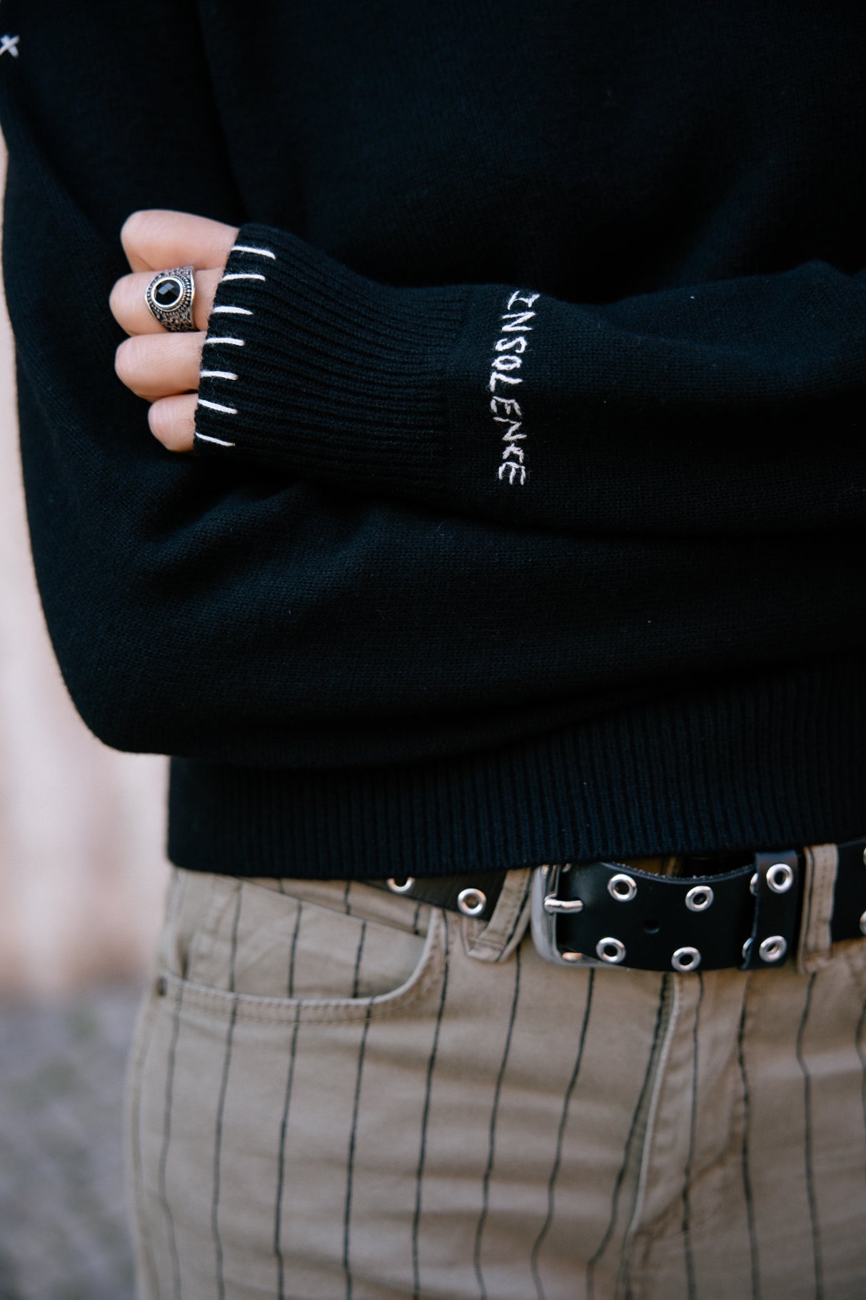 Pull avec broderies fantaisies Woman Parel black | Freeman T. Porter