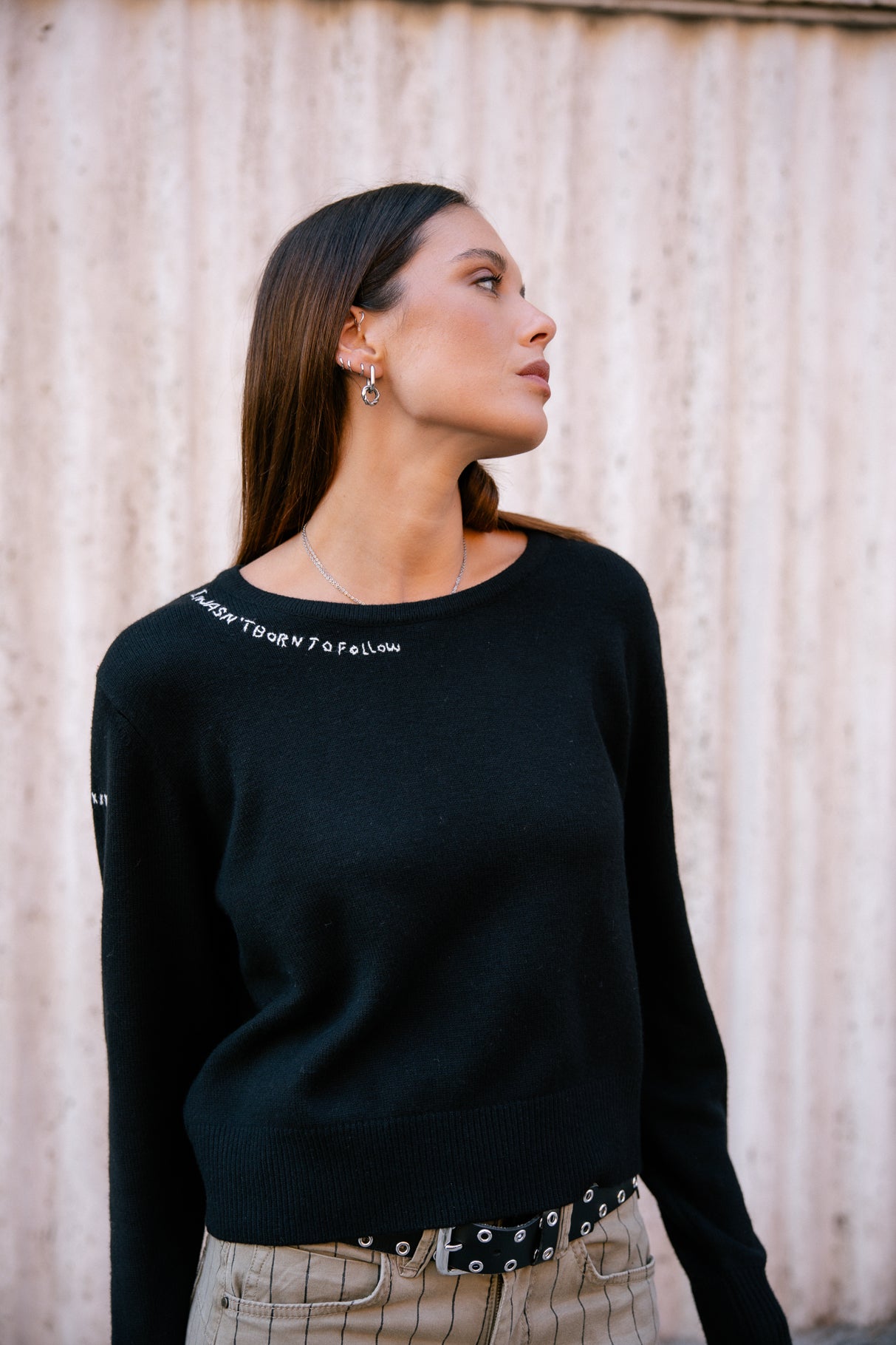 Pull avec broderies fantaisies Woman Parel black | Freeman T. Porter