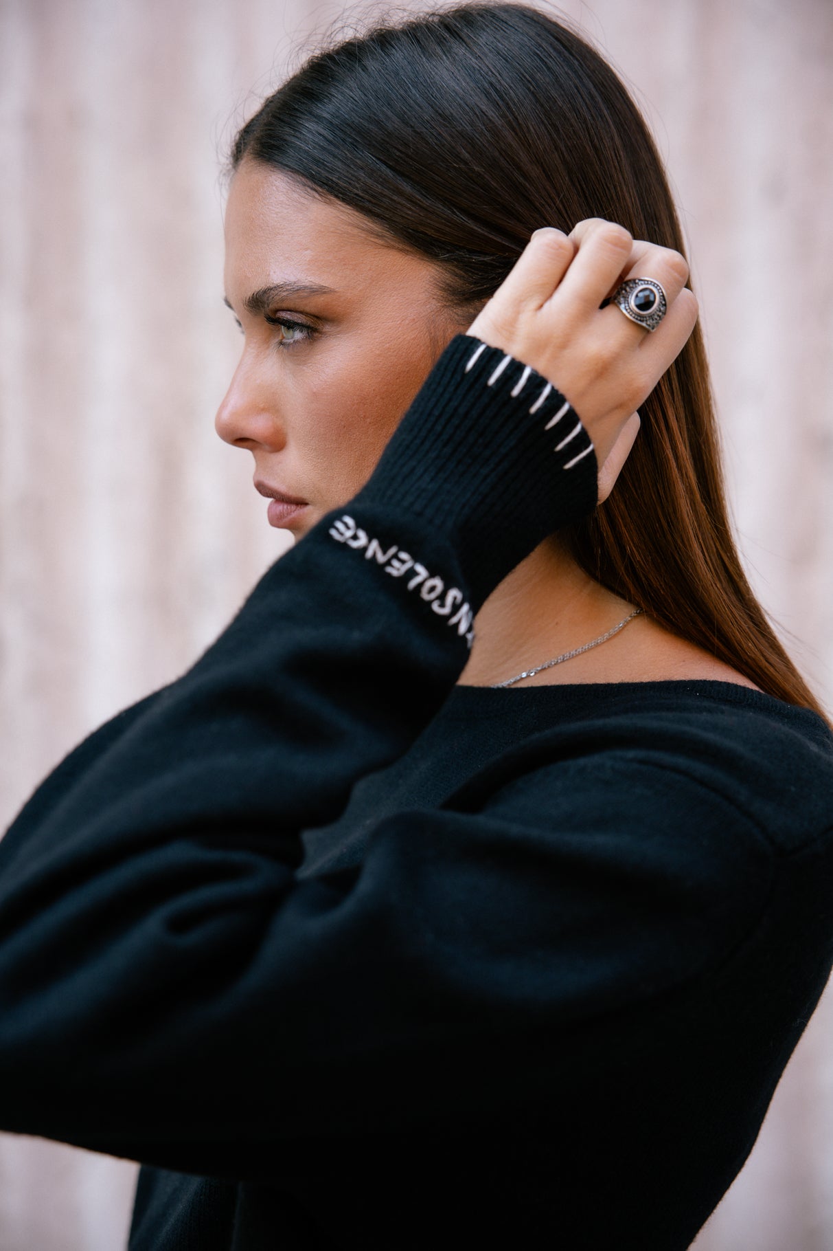 Pull avec broderies fantaisies Woman Parel black | Freeman T. Porter